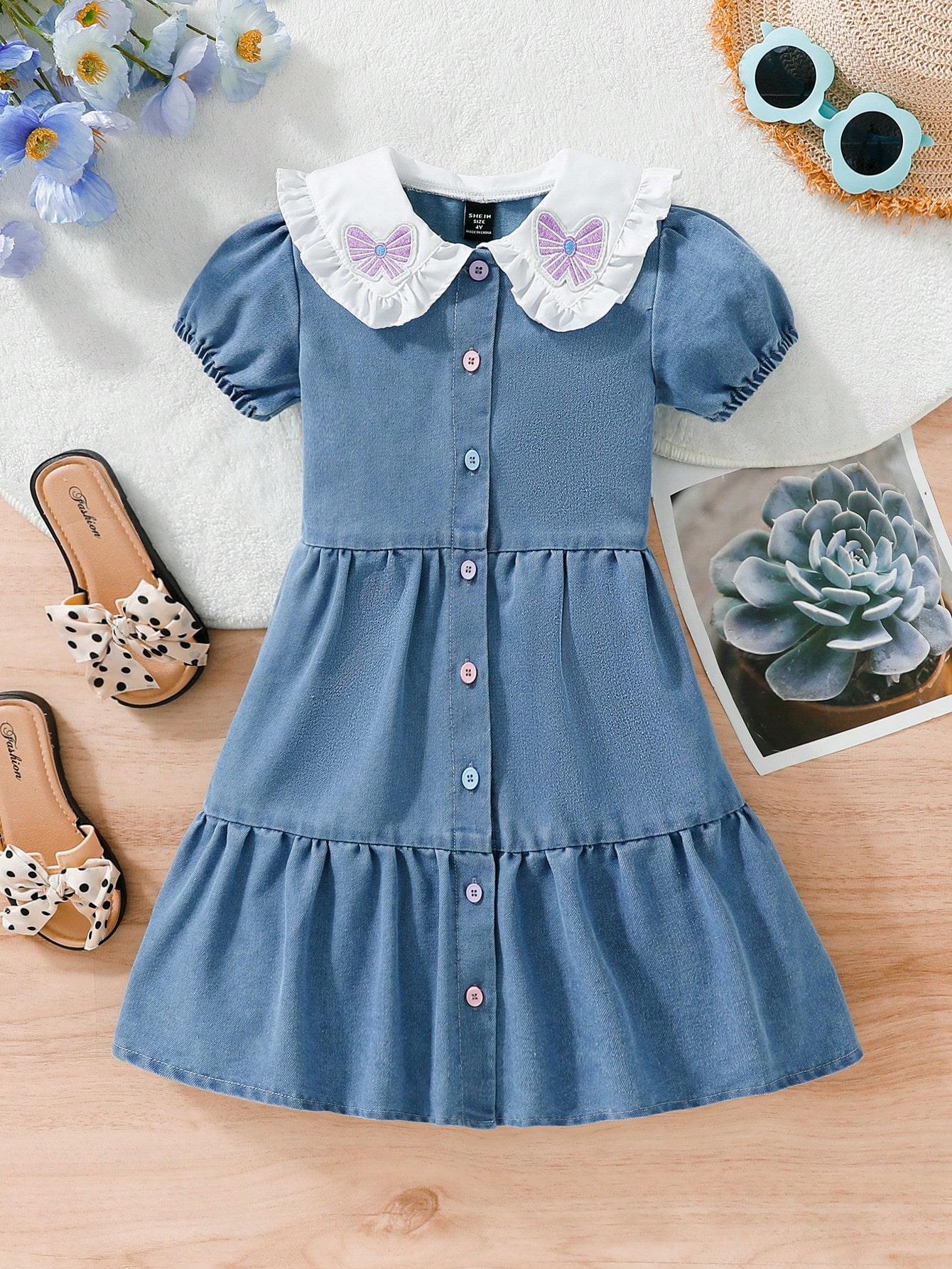 Young Girls Denim Dresses