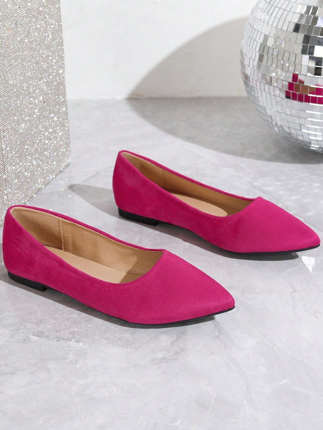 In Hot Pink Women Flats