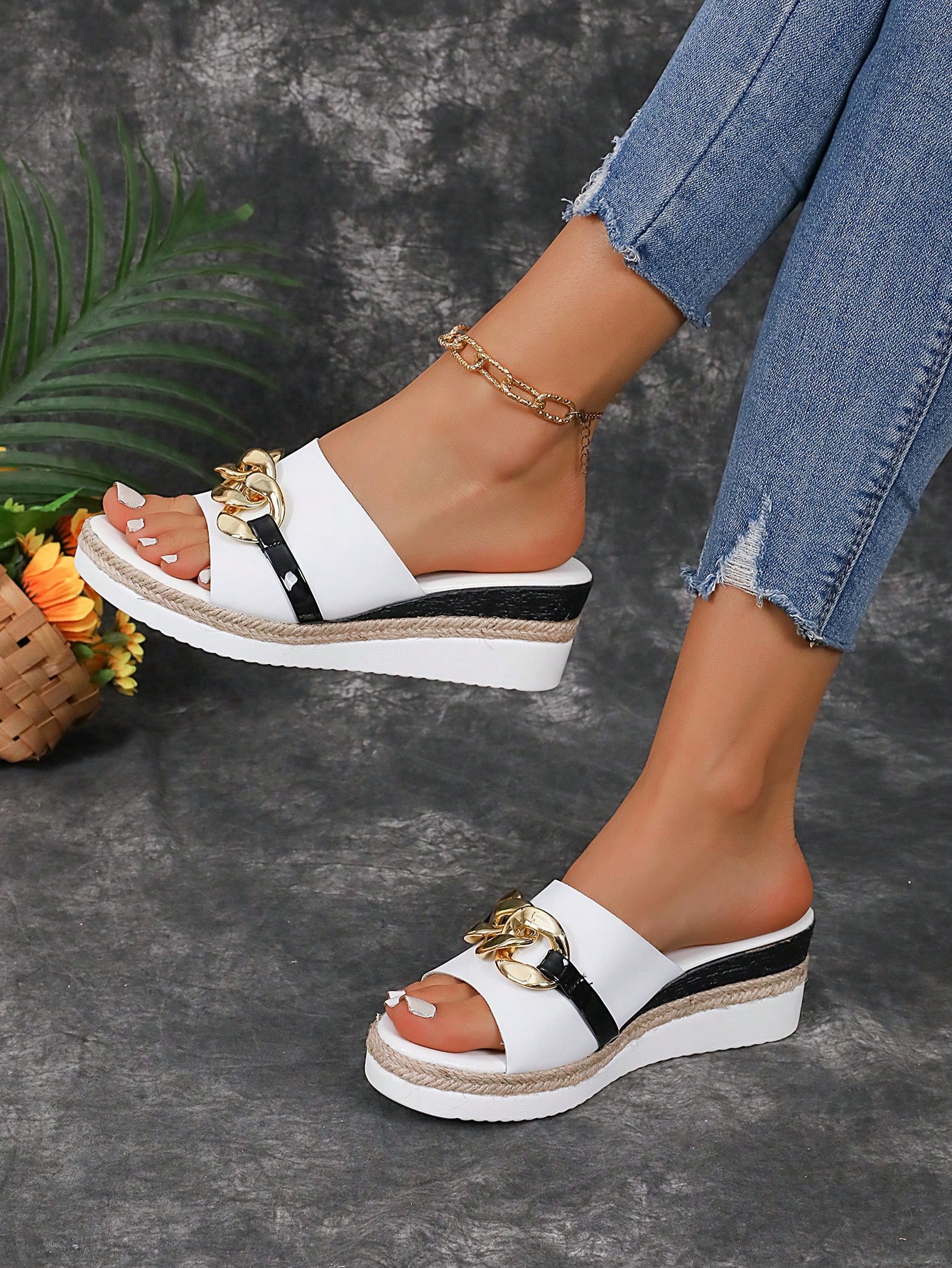 In White Women Platforms & Wedge Sandals