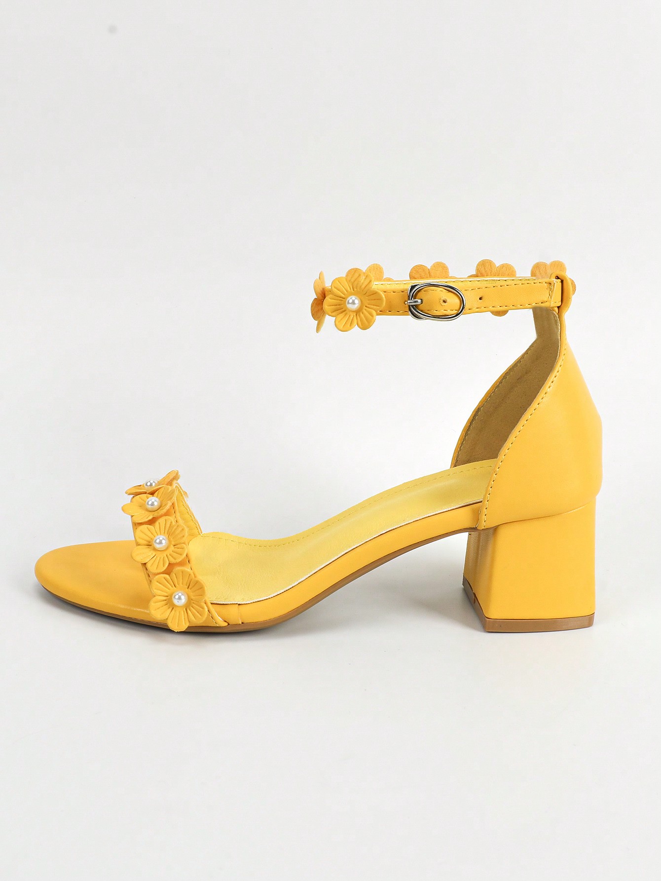 In Yellow Women Heeled Sandals