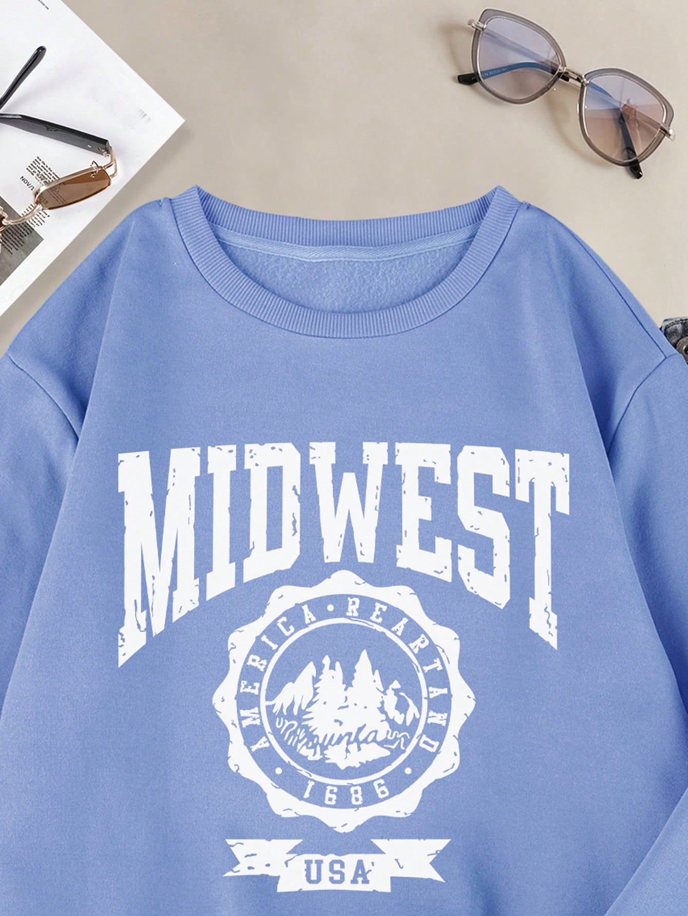 In Blue Women Sweatshirts