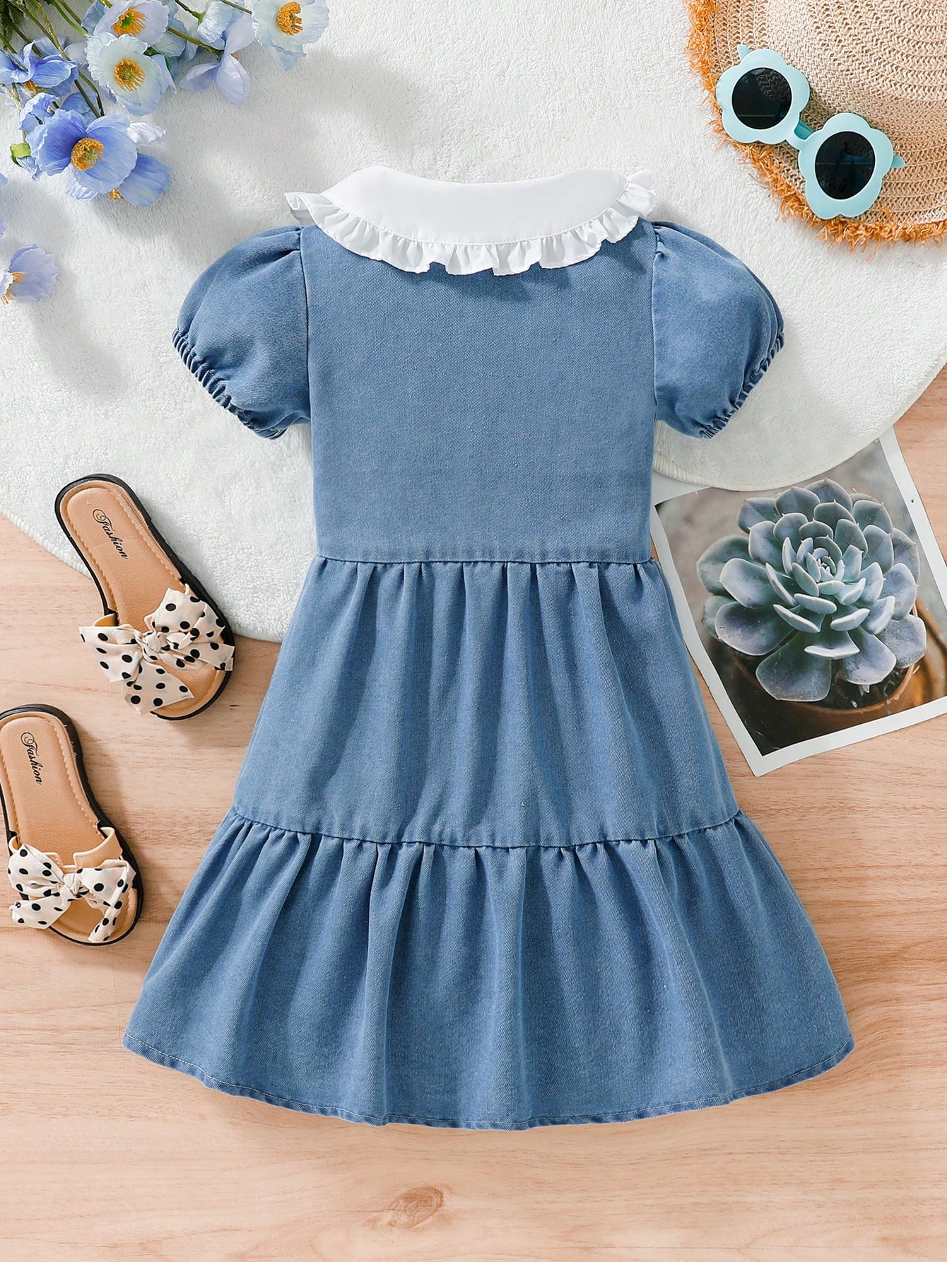 Young Girls Denim Dresses