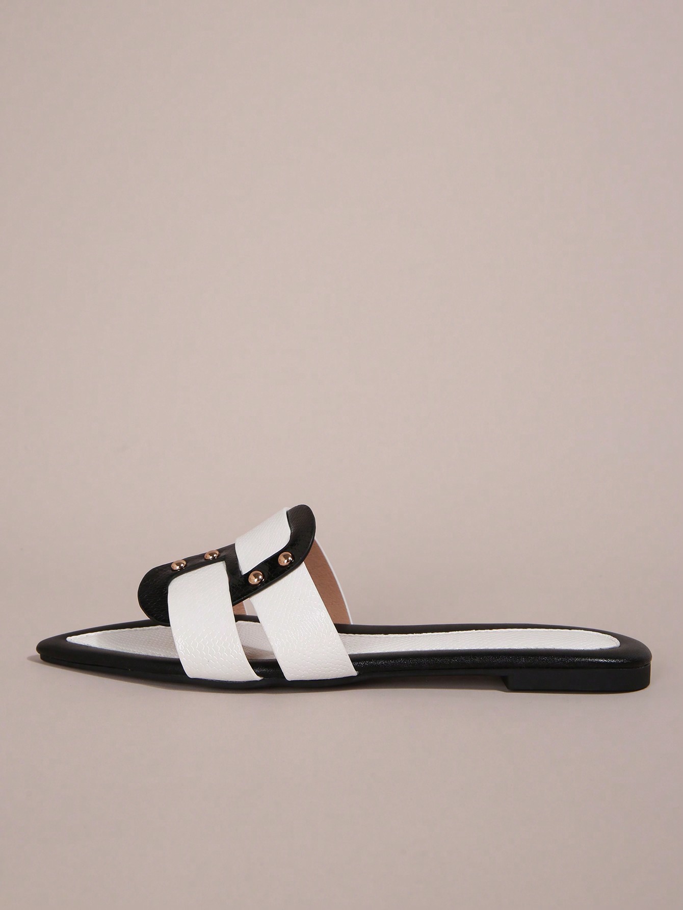 In Black and White Women Sandals