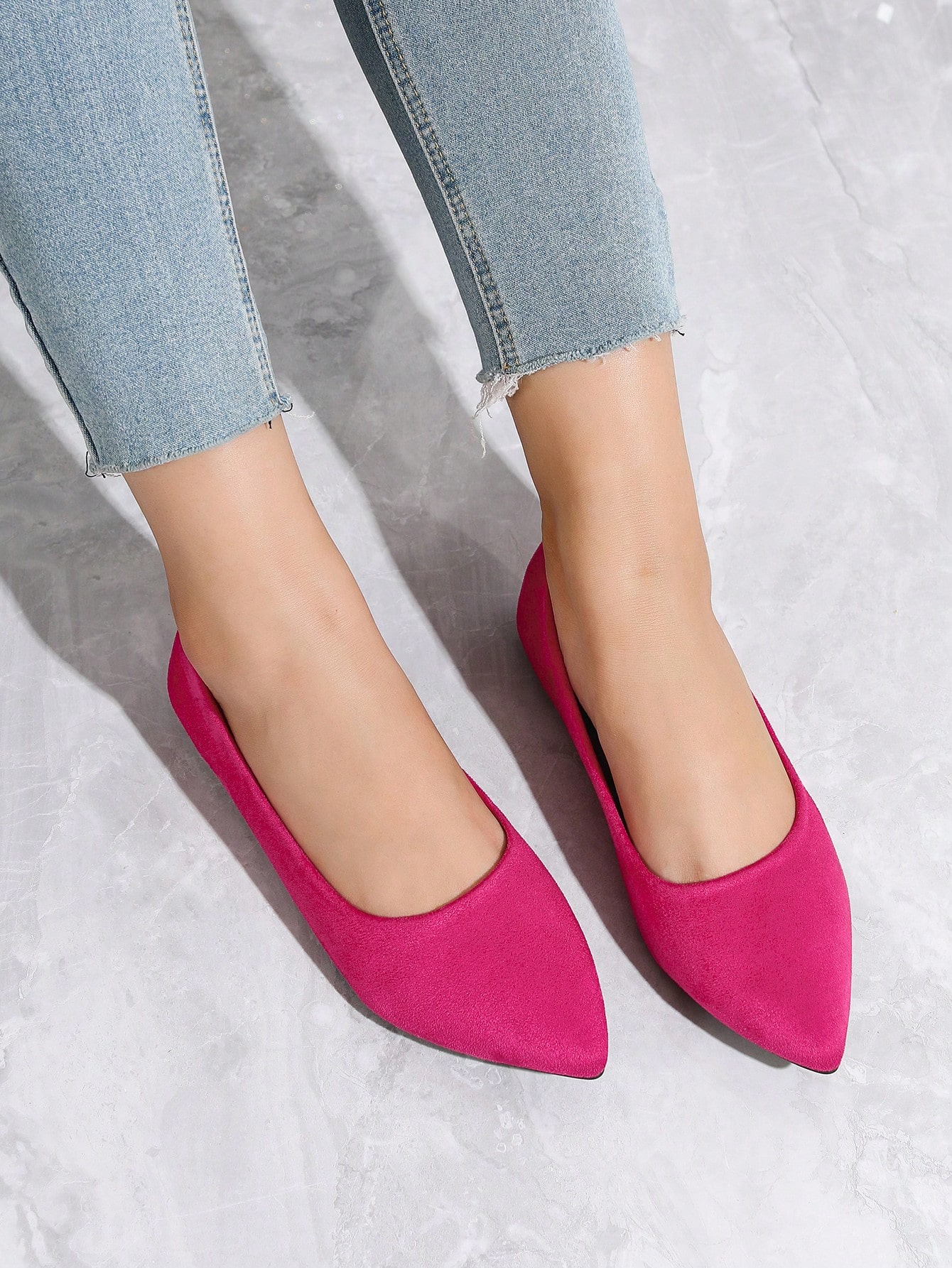 In Hot Pink Women Flats