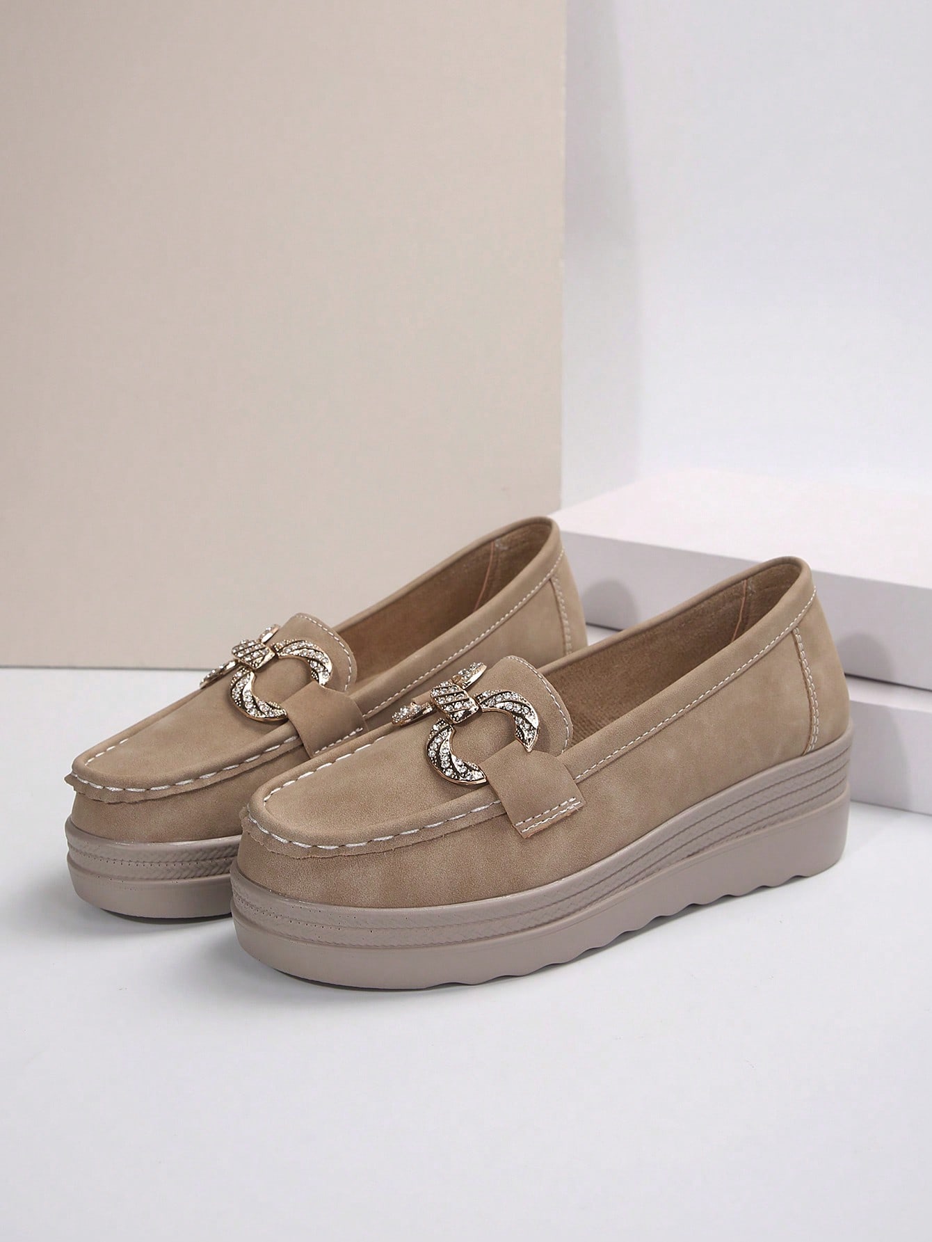 In Khaki Women Wedges & Flatform