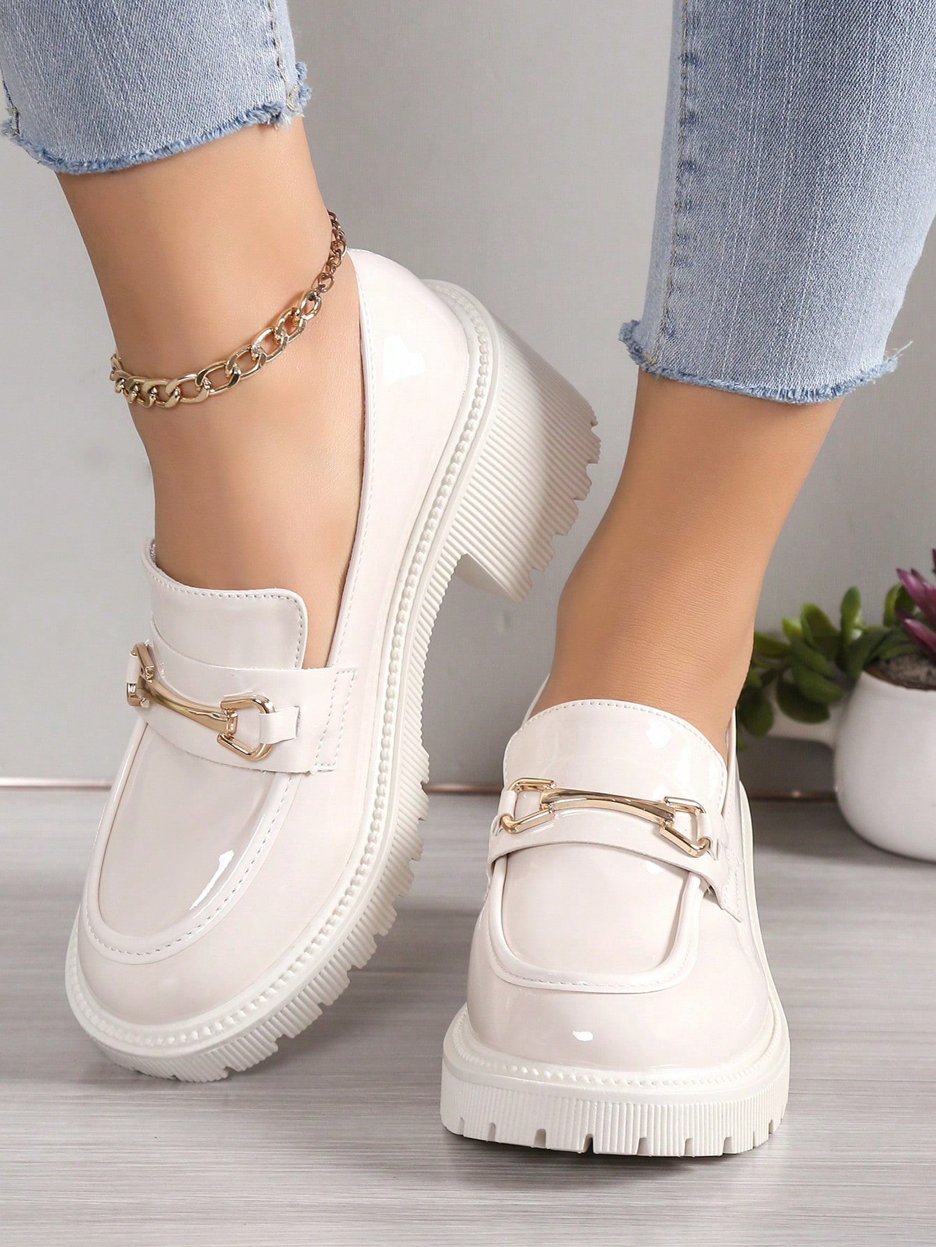 In Beige Women Wedges & Flatform