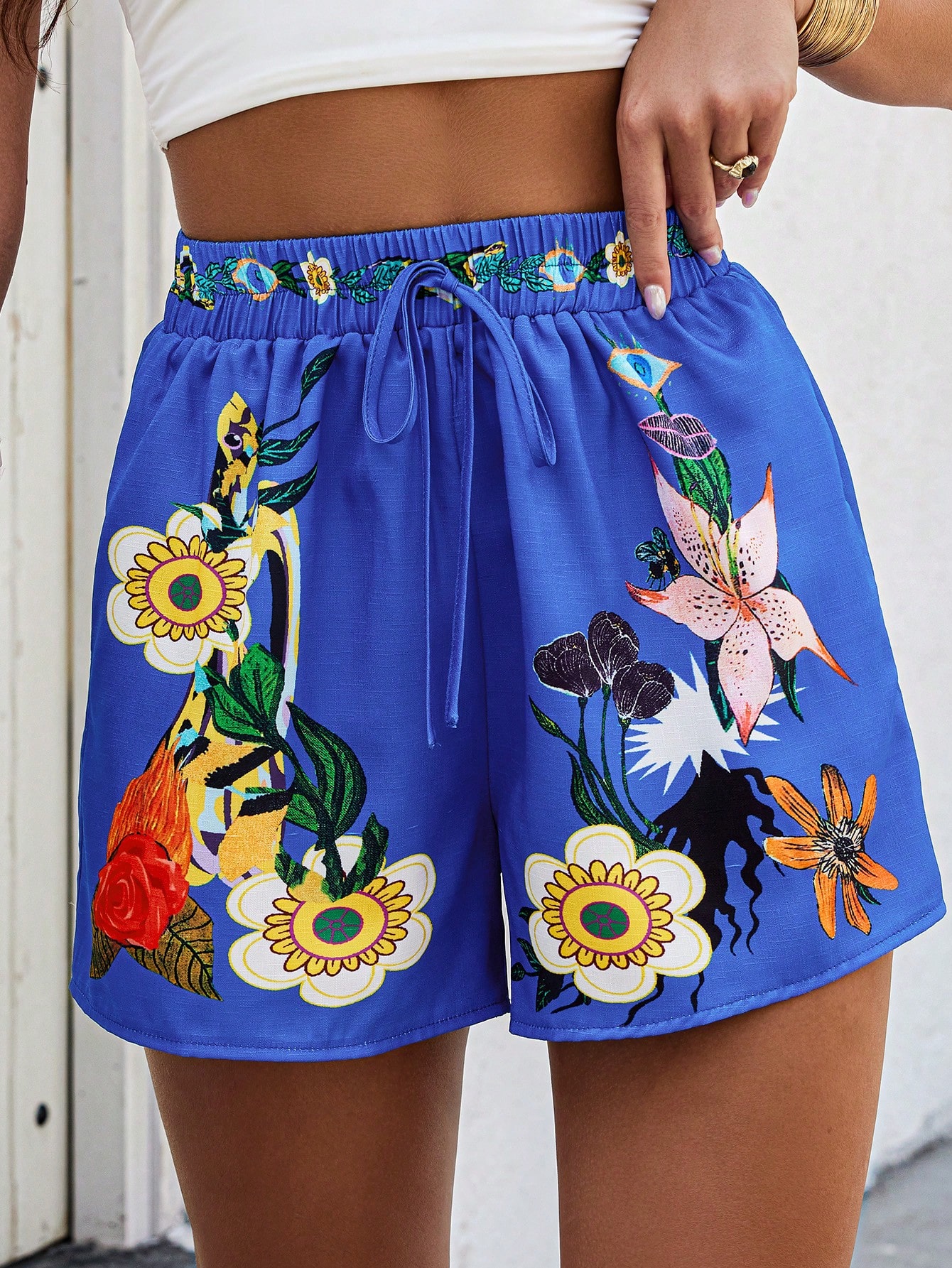 In Blue Women Shorts