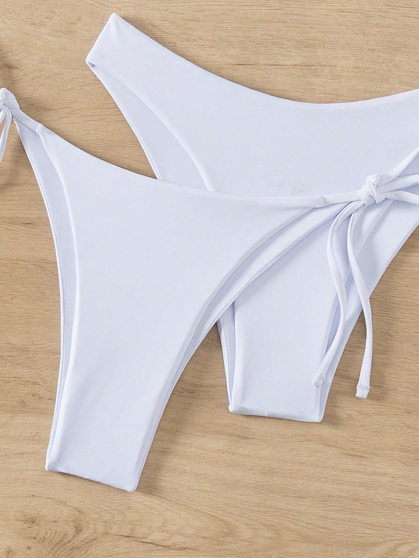 In White Women Bikini Sets