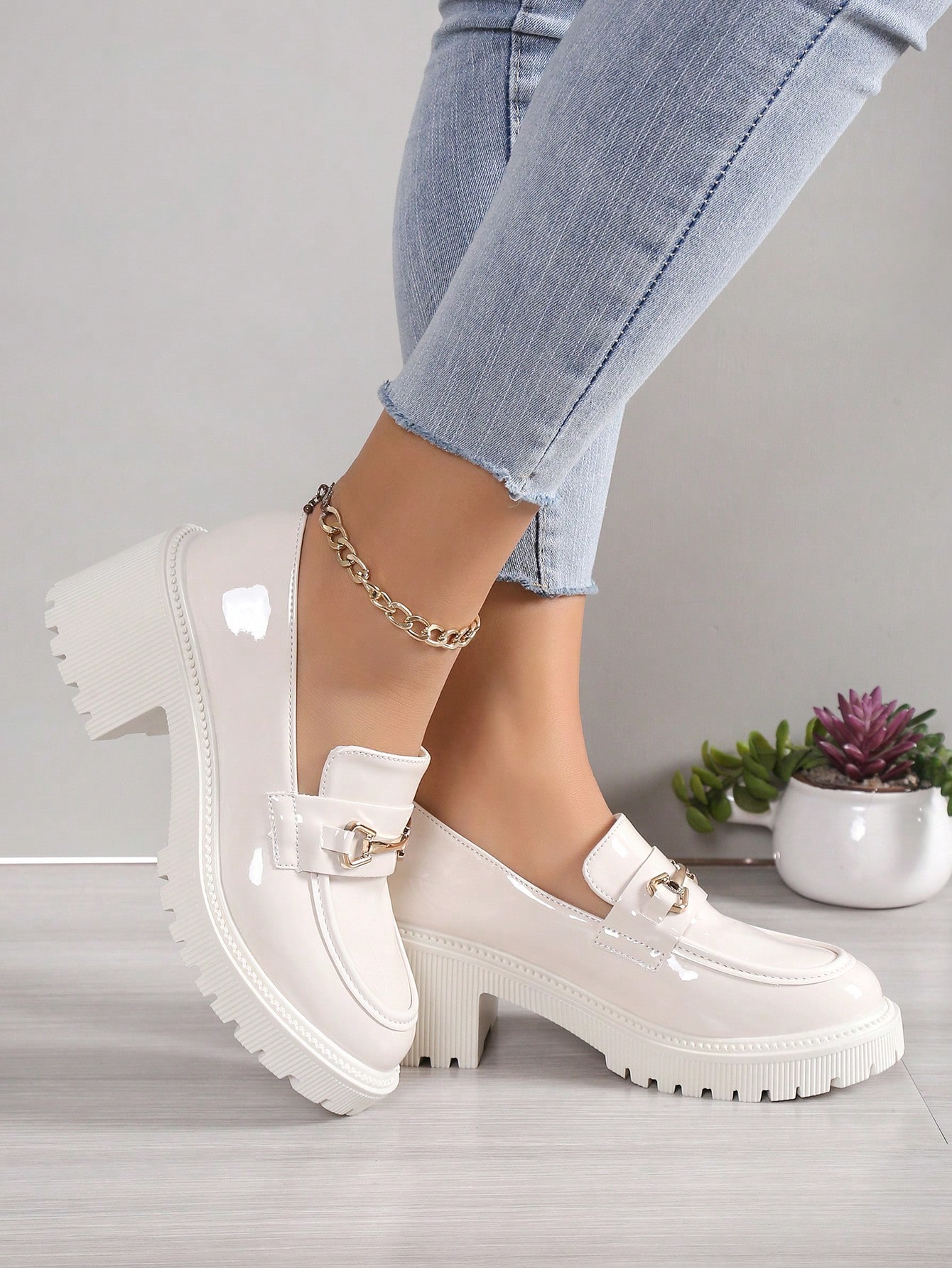 In Beige Women Wedges & Flatform