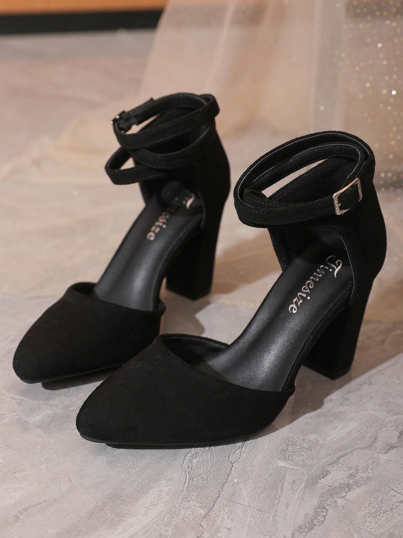 In Black Women Pumps