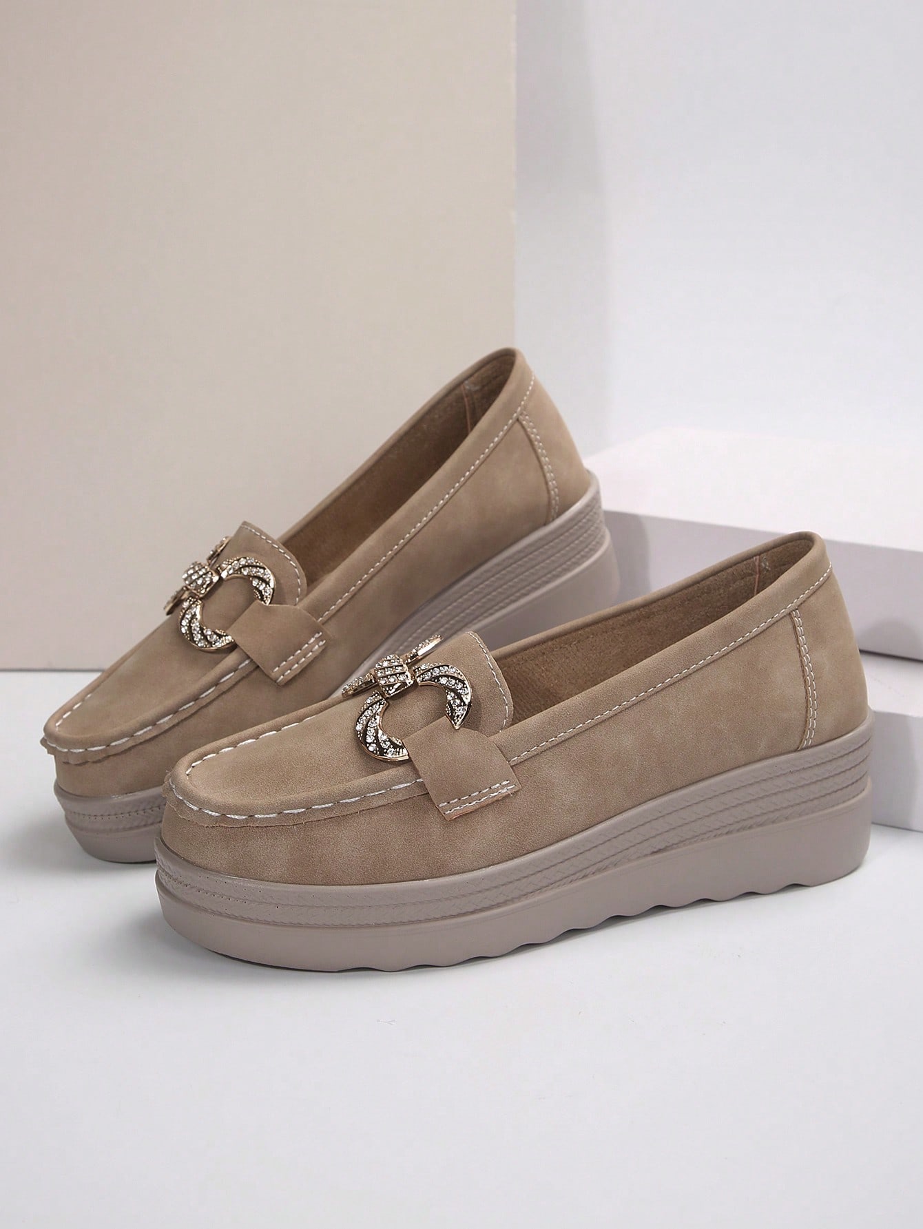 In Khaki Women Wedges & Flatform