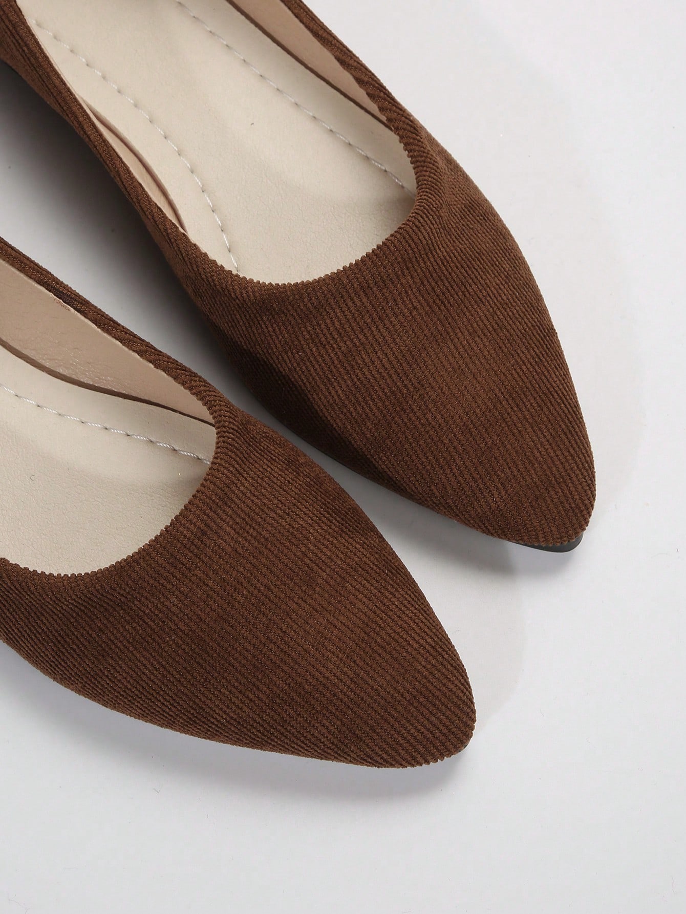 In Coffee Brown Women Flats