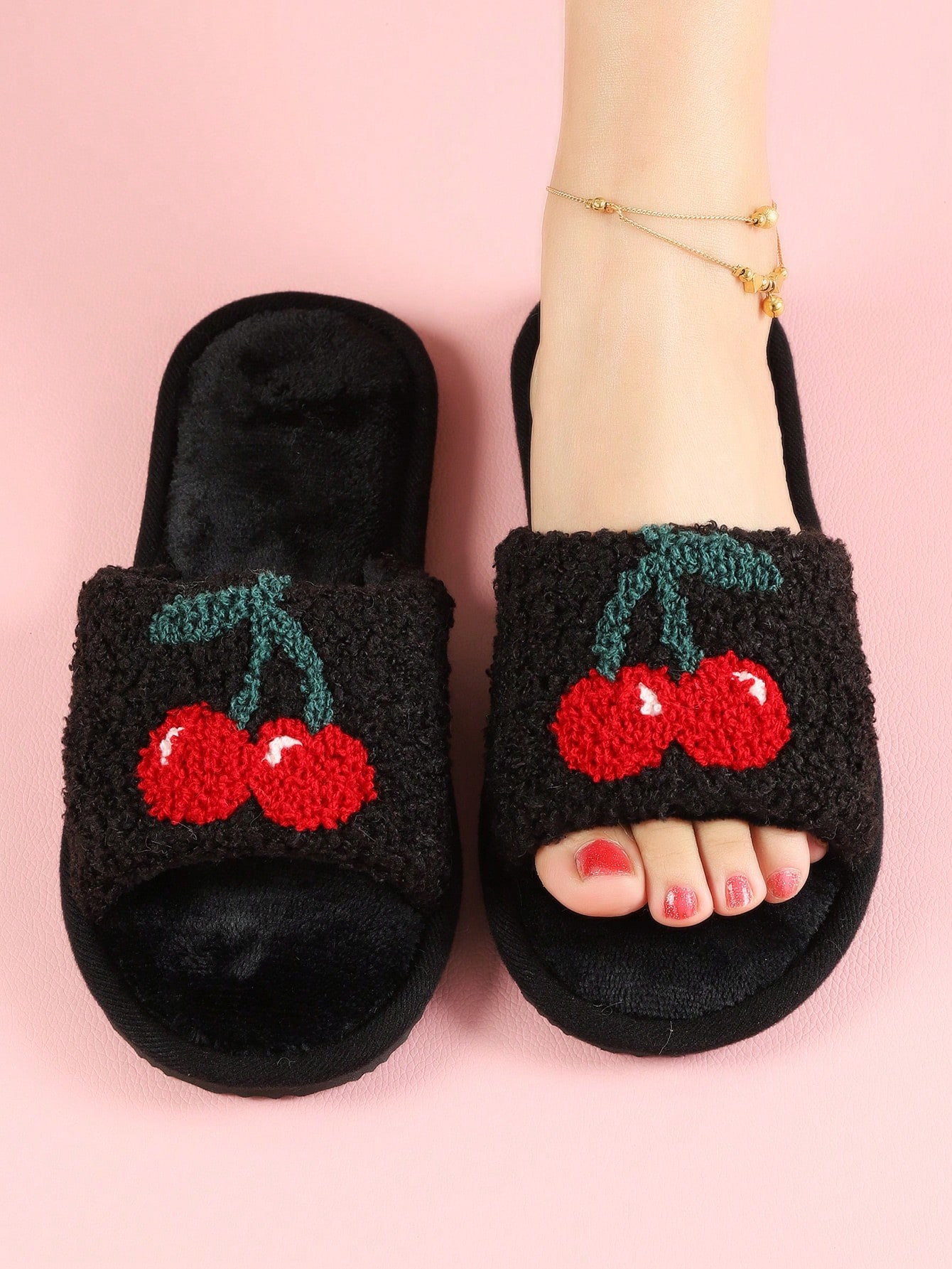 In Black Women Home Slippers