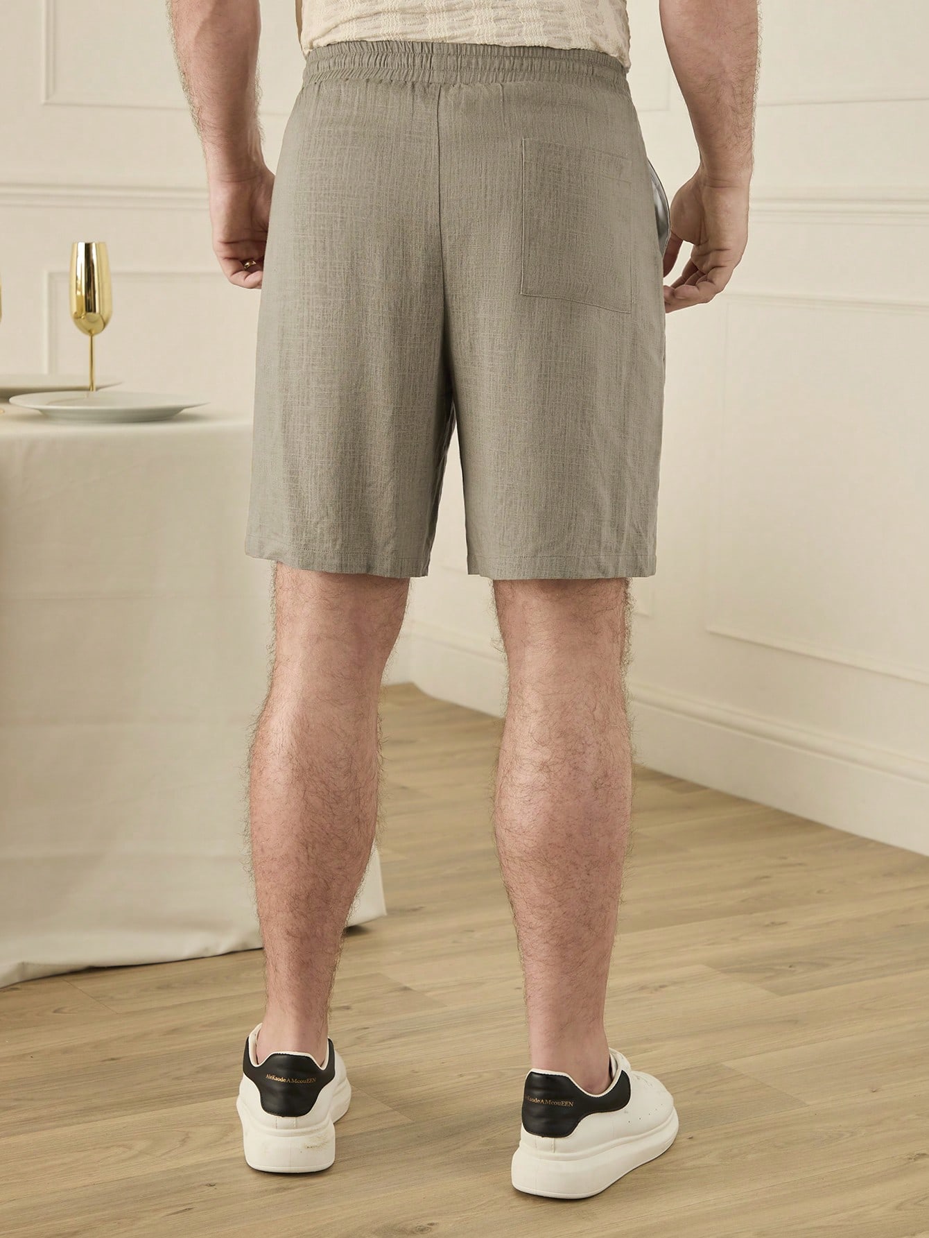 Men Linen Shorts