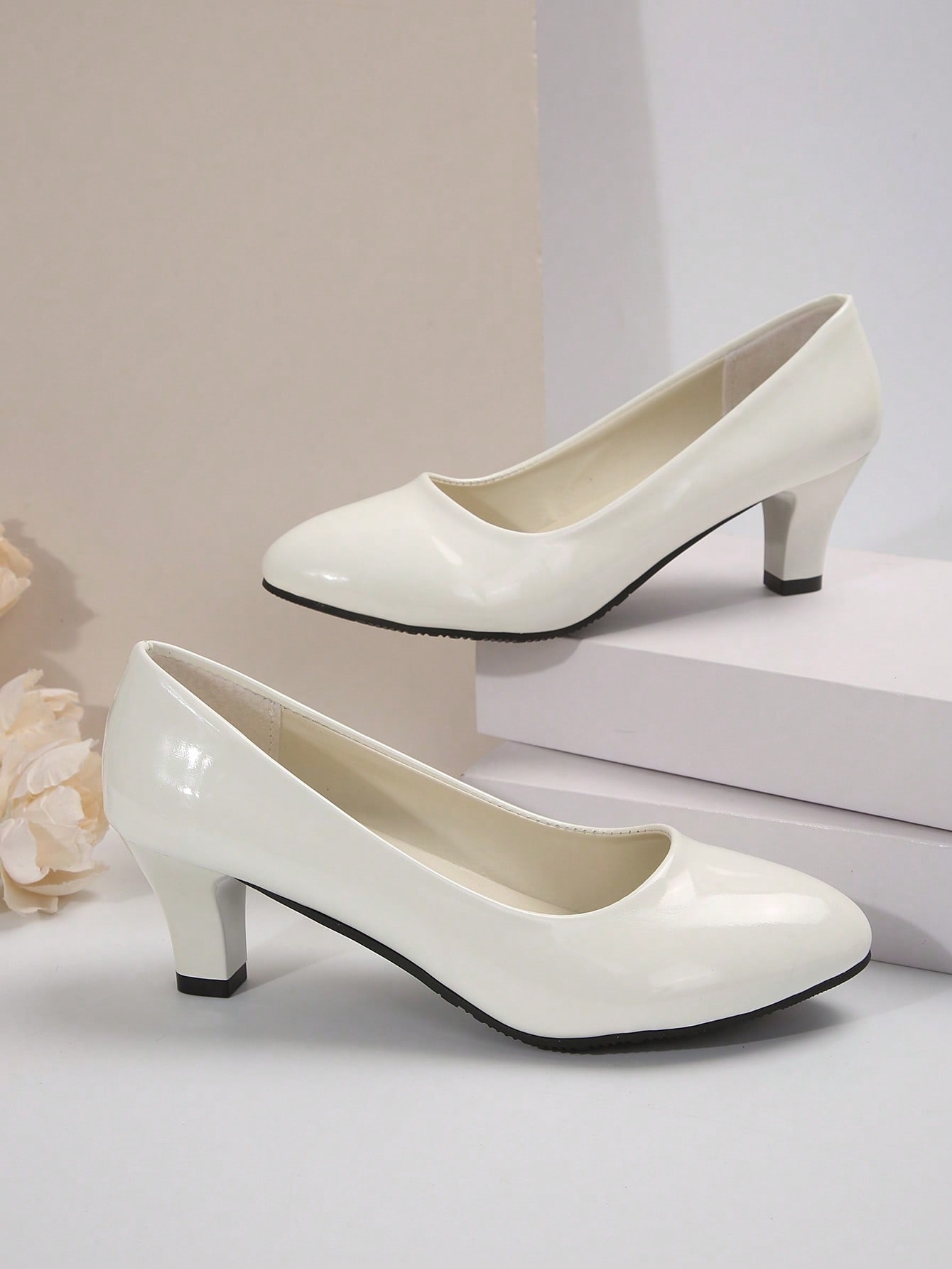 In White Women Pumps