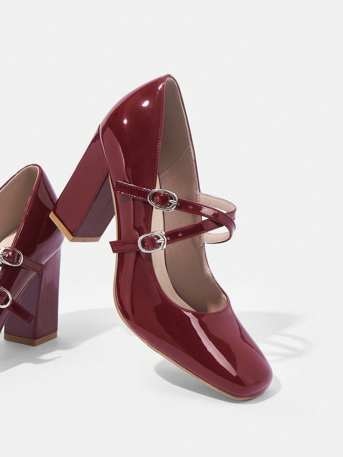 In Burgundy Women Pumps