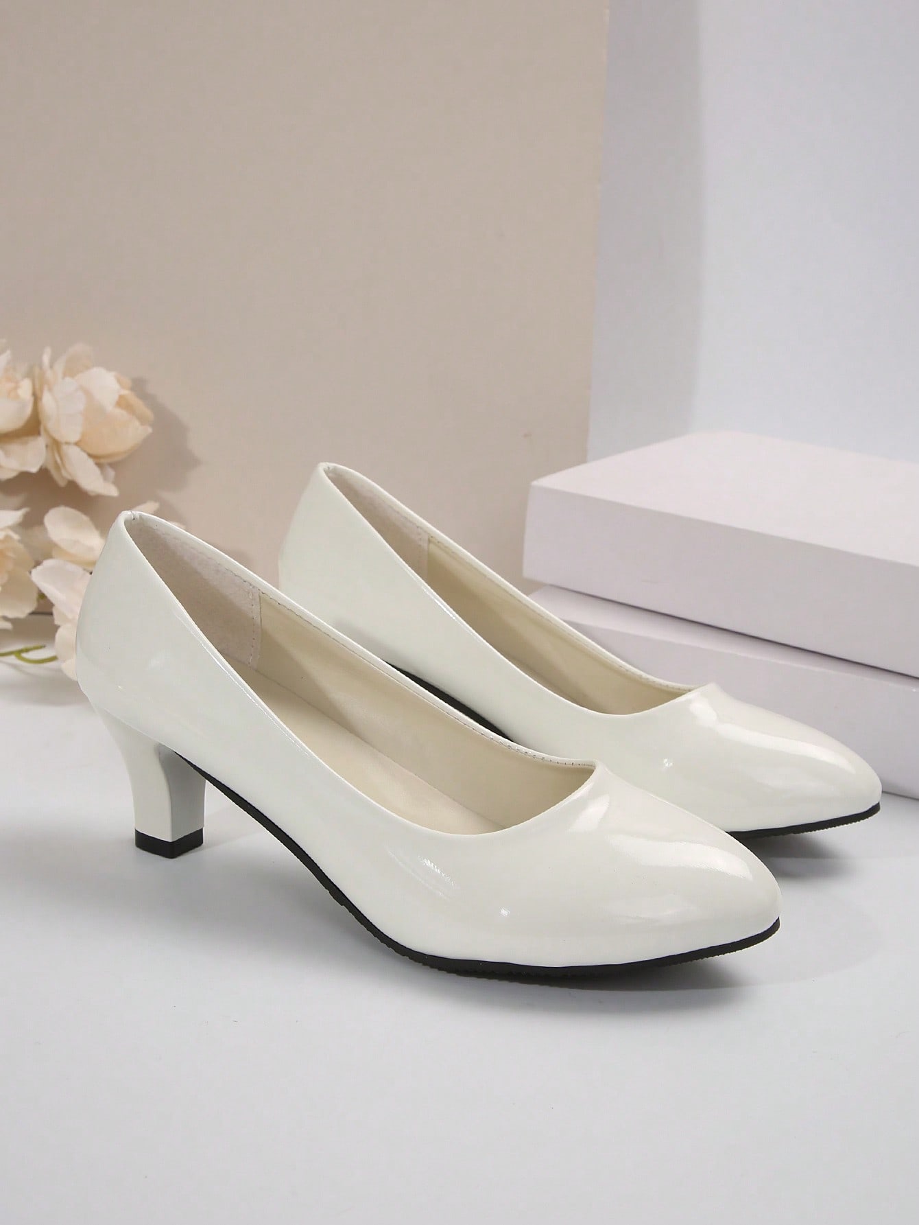 In White Women Pumps