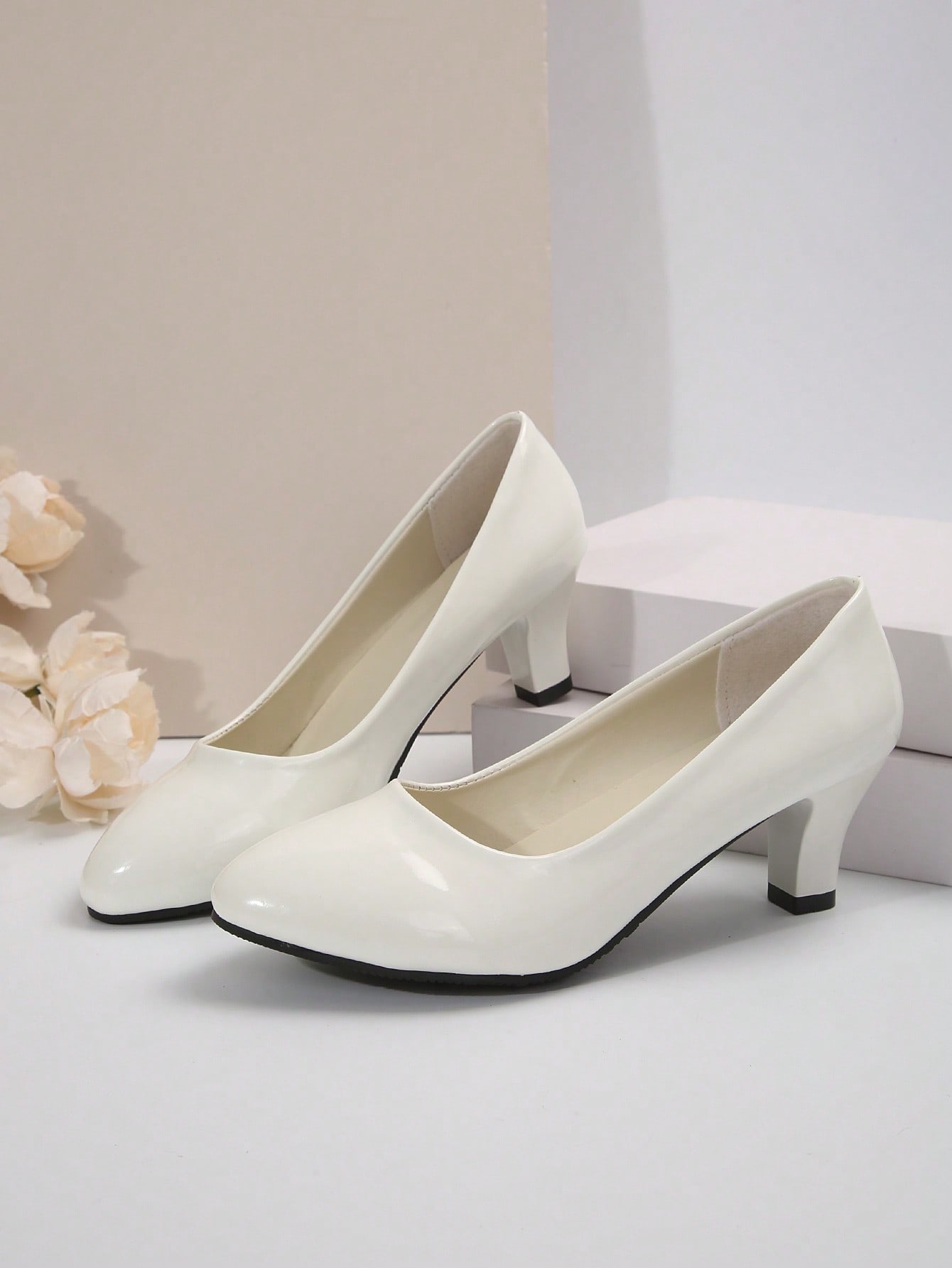 In White Women Pumps