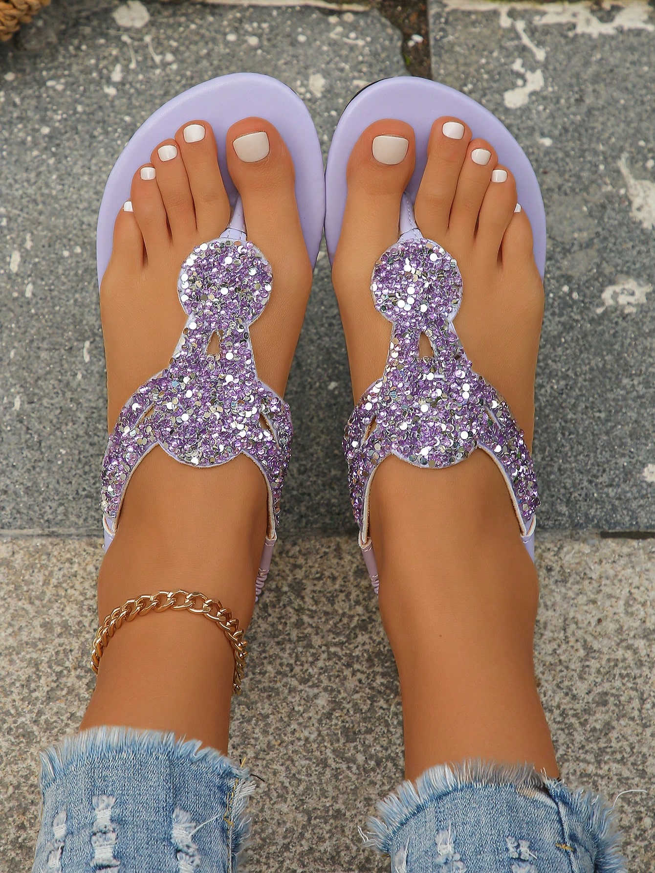 In Mauve Purple Women Shoes