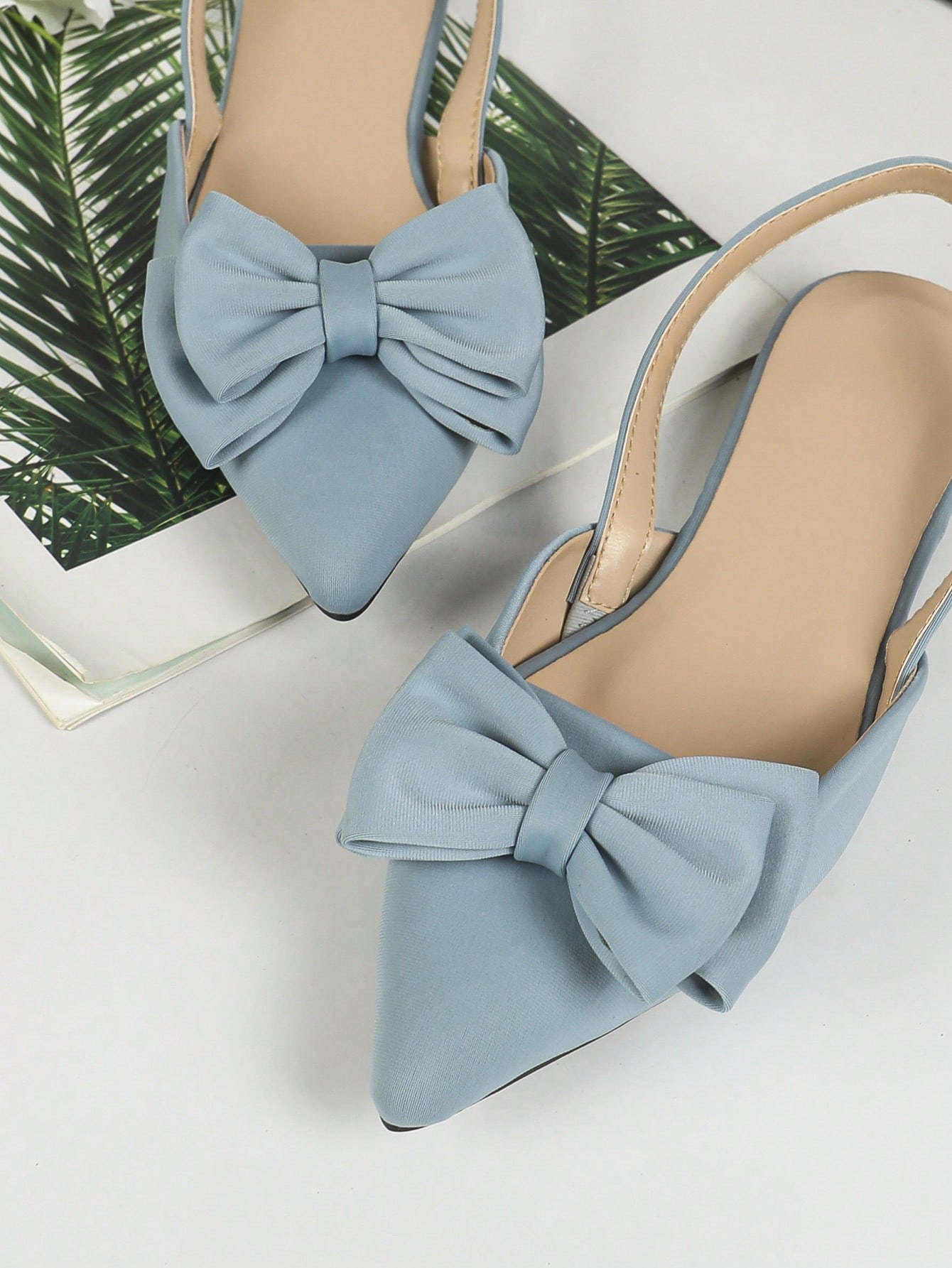 In Baby Blue Women Flats