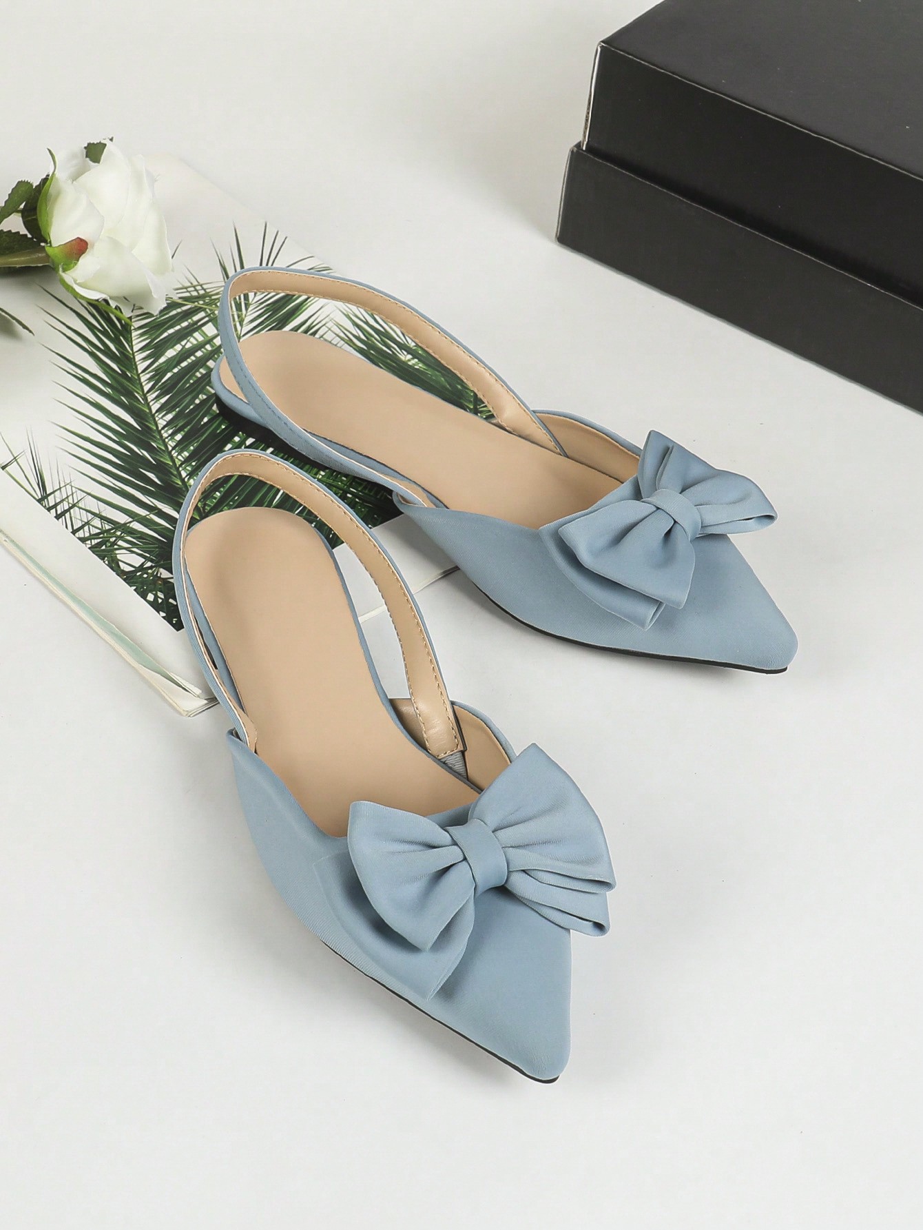 In Baby Blue Women Flats