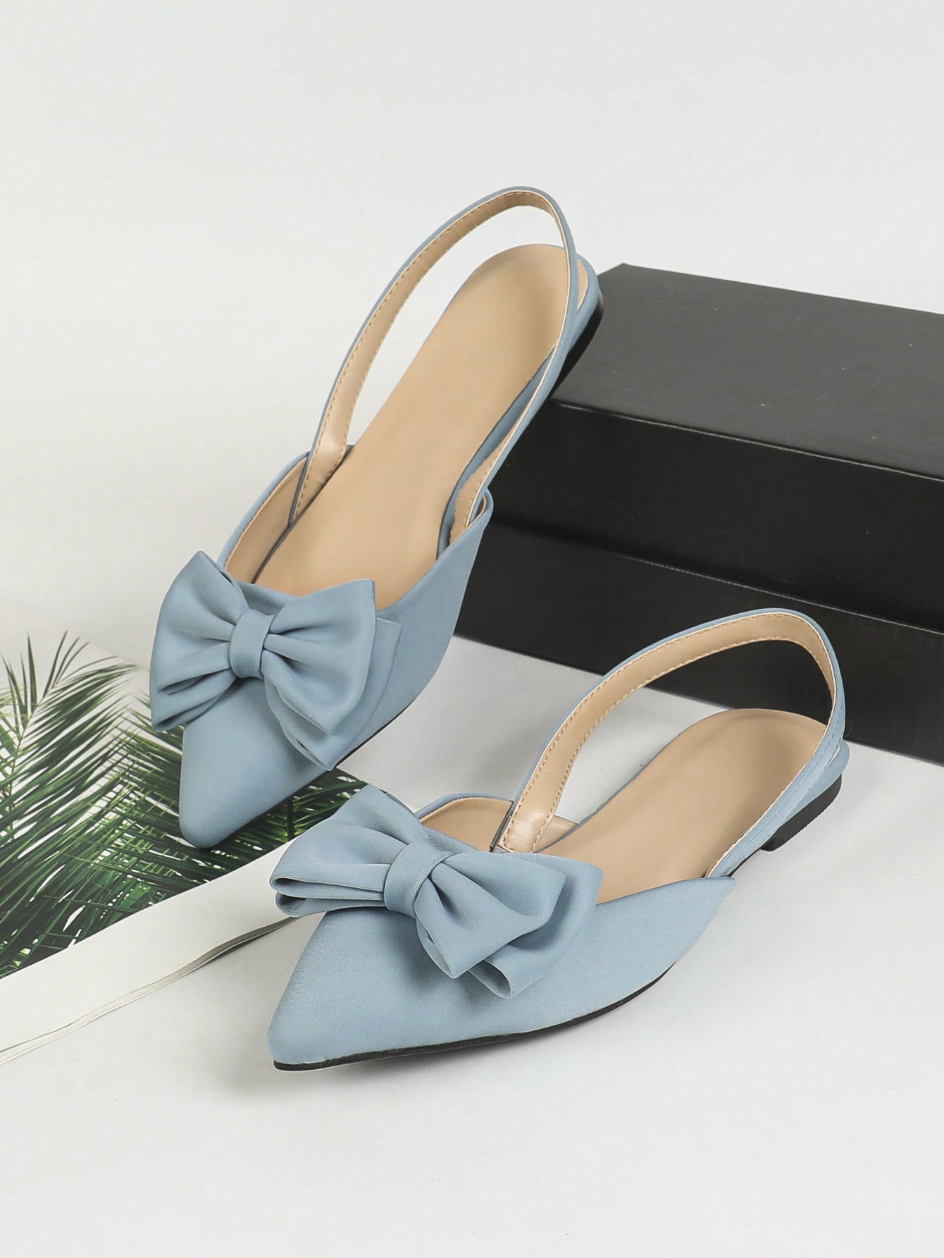 In Baby Blue Women Flats