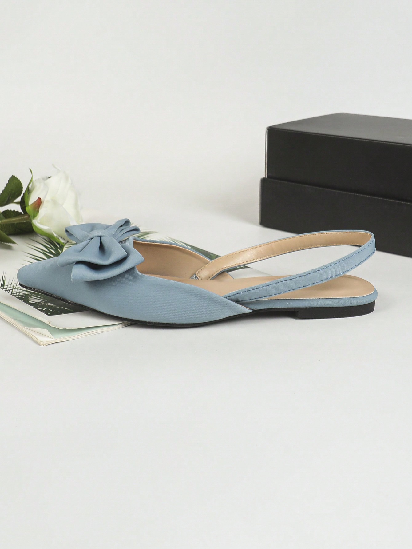 In Baby Blue Women Flats