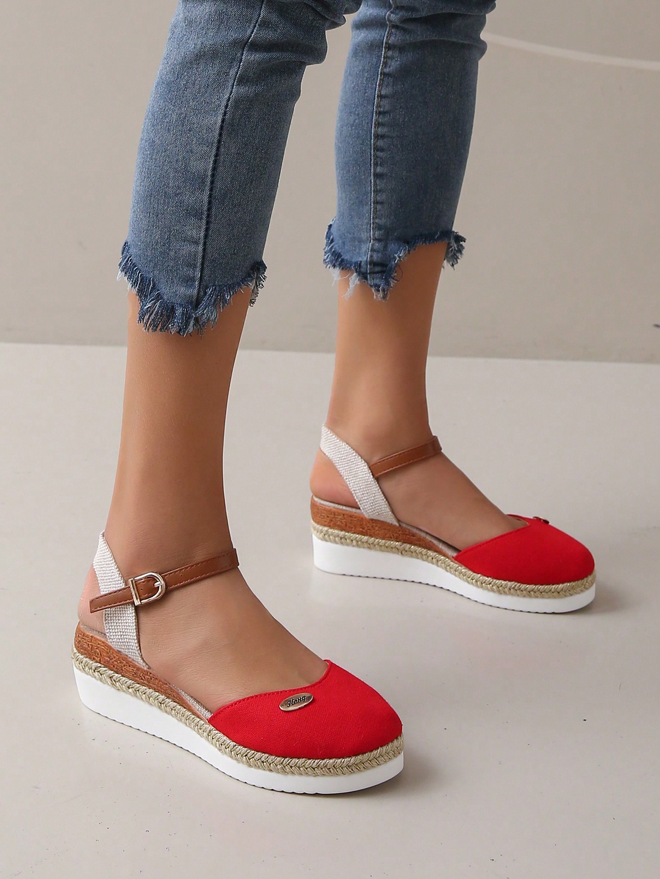 In Red Women Wedges & Flatform