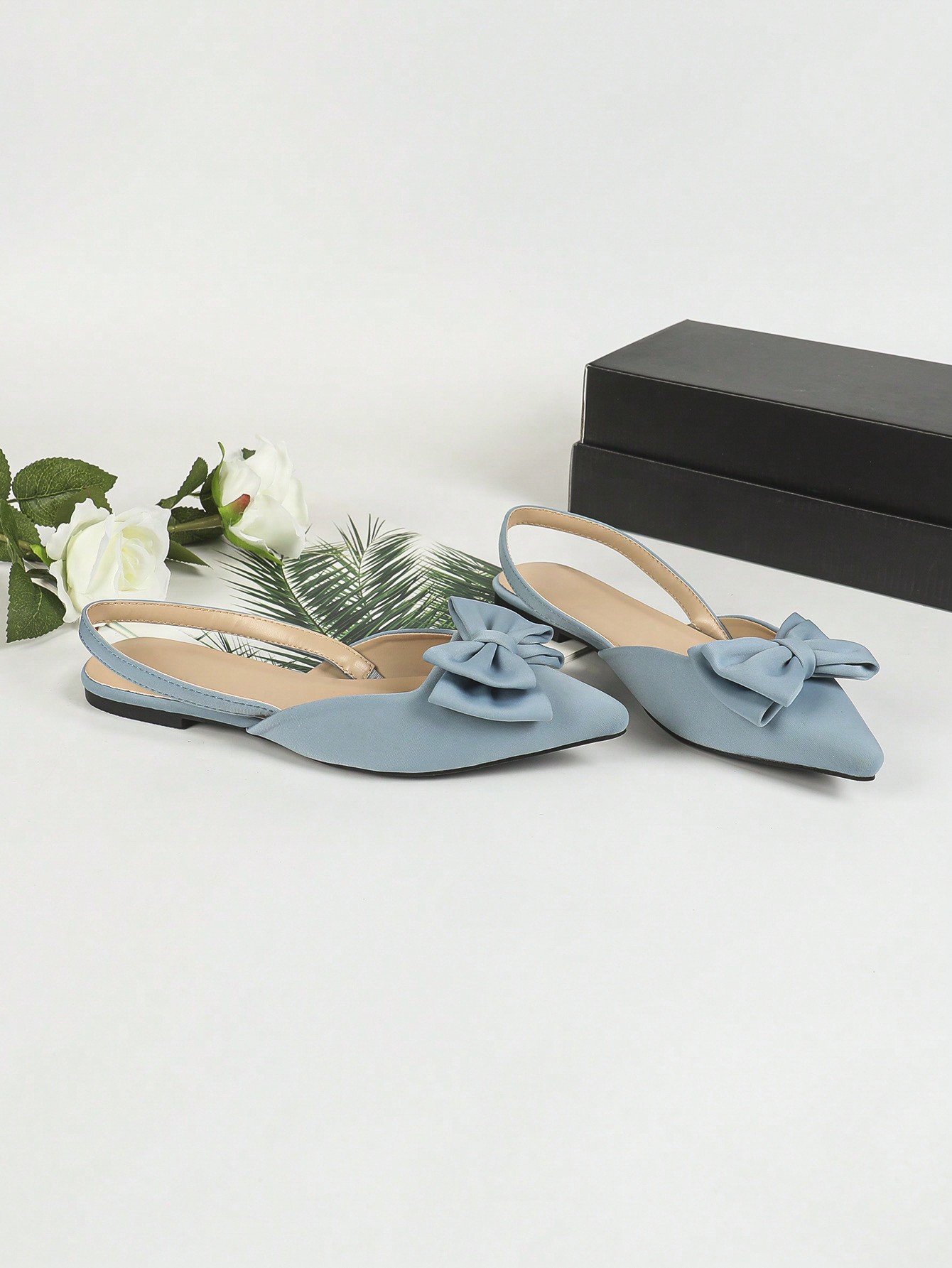 In Baby Blue Women Flats