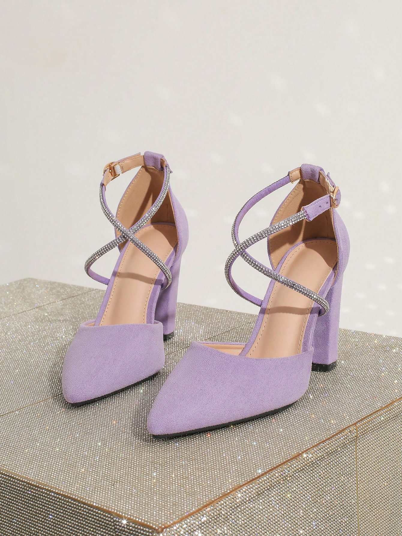 In Purple Women Pumps