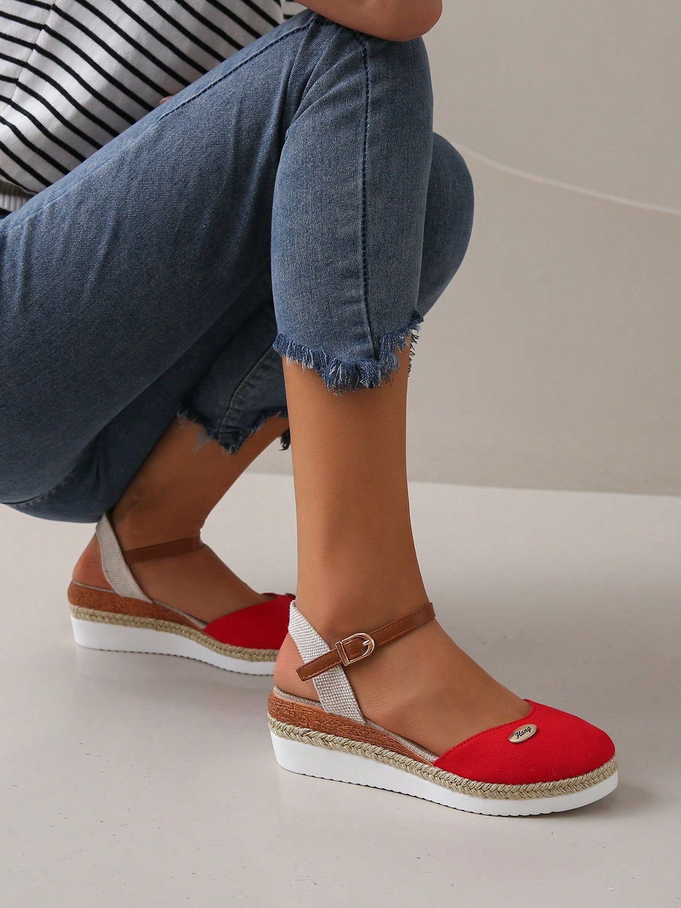 In Red Women Wedges & Flatform