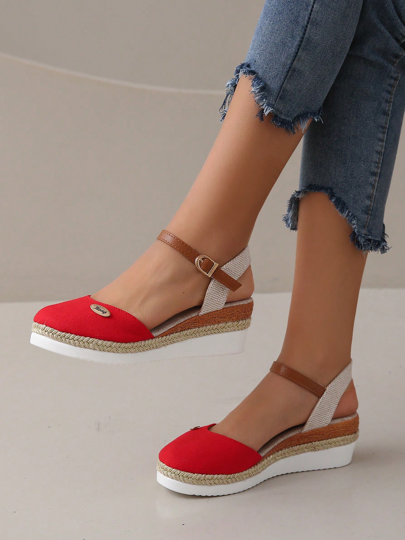 In Red Women Wedges & Flatform