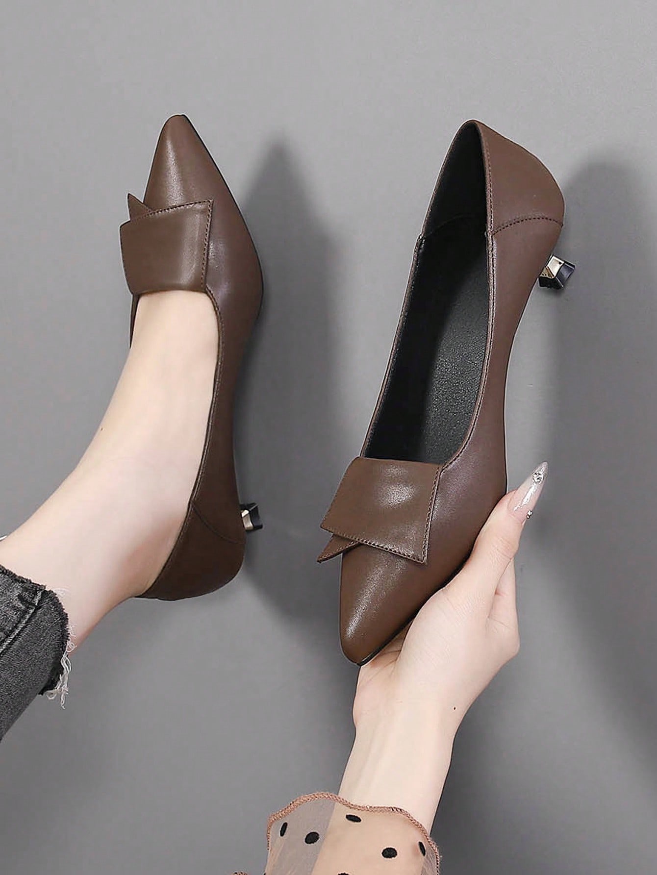 In Brown Women Pumps