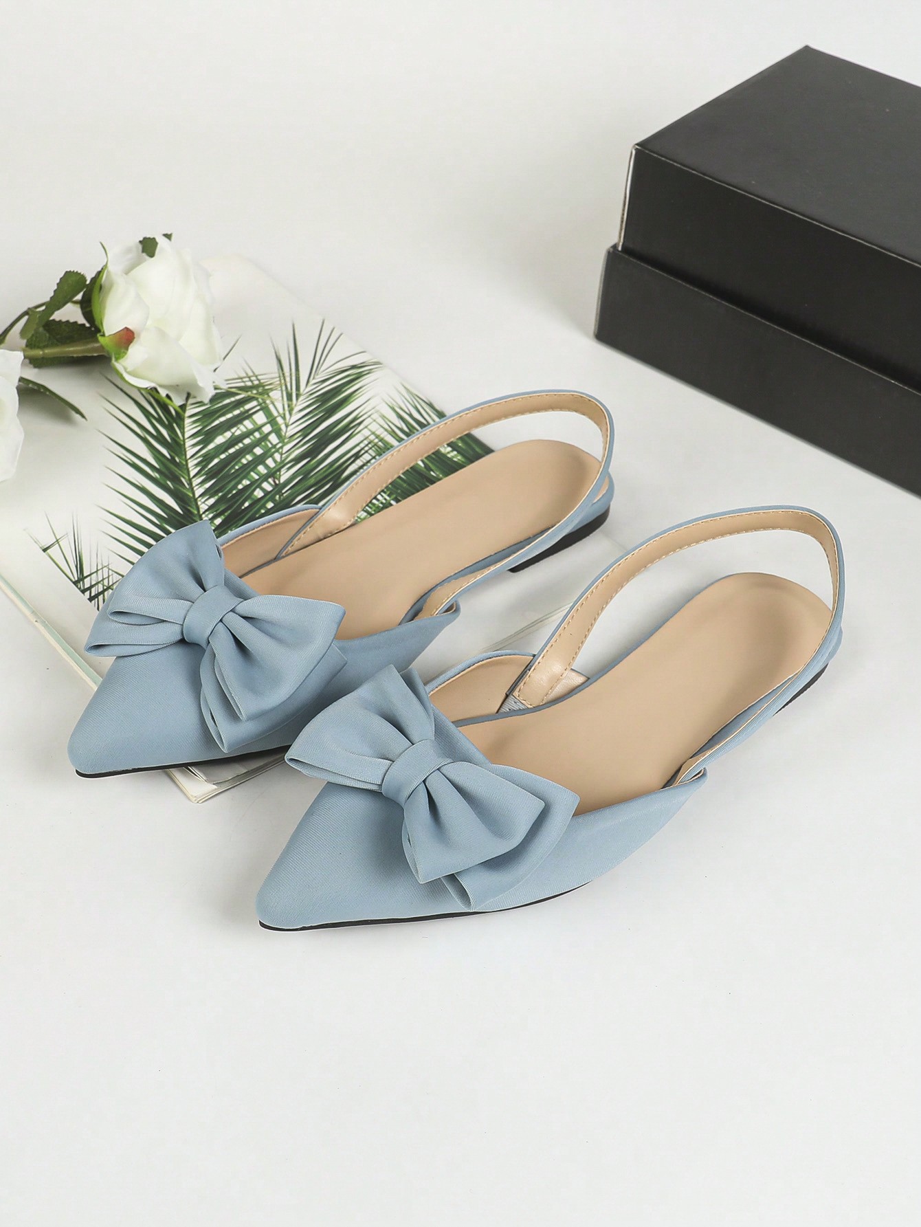 In Baby Blue Women Flats