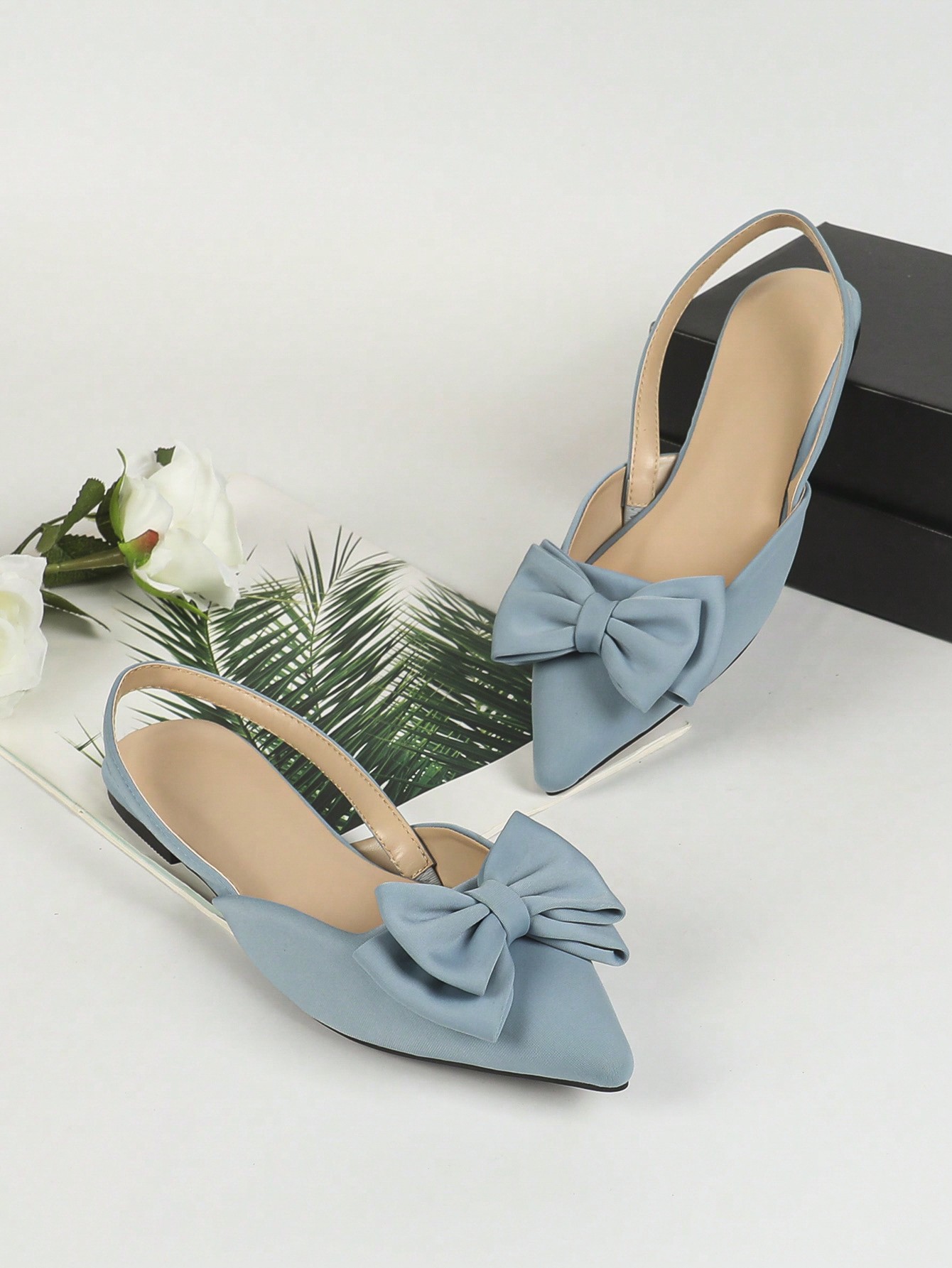 In Baby Blue Women Flats