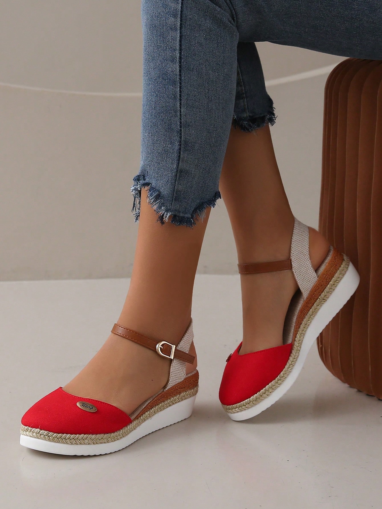 In Red Women Wedges & Flatform