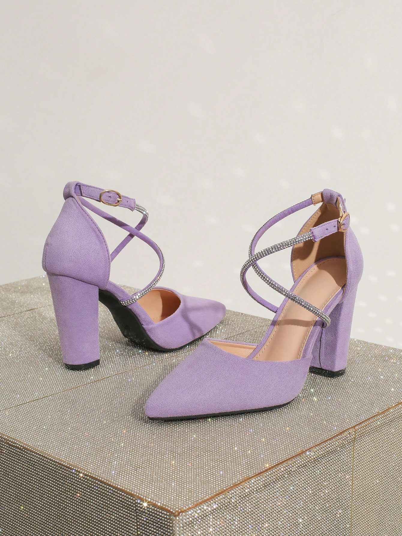 In Purple Women Pumps