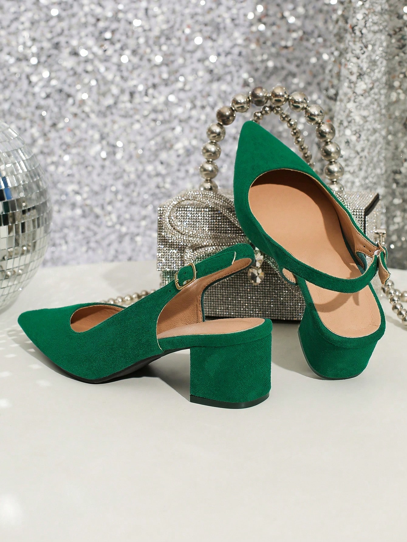 In Green Women Pumps