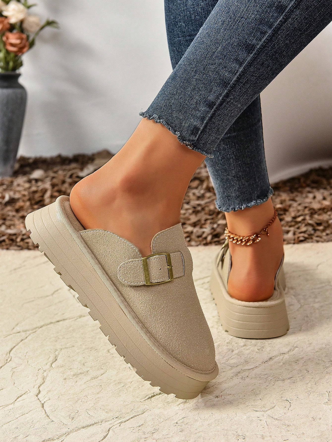 In Khaki Women Wedges & Flatform