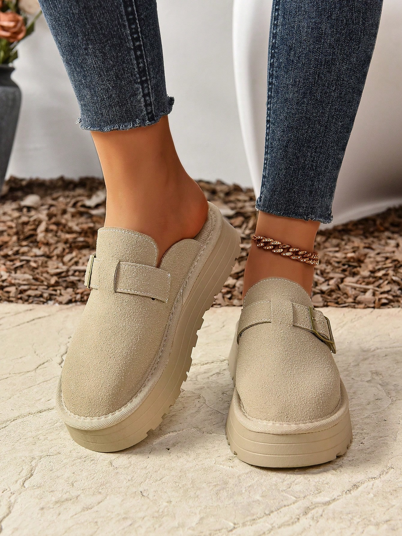 In Khaki Women Wedges & Flatform