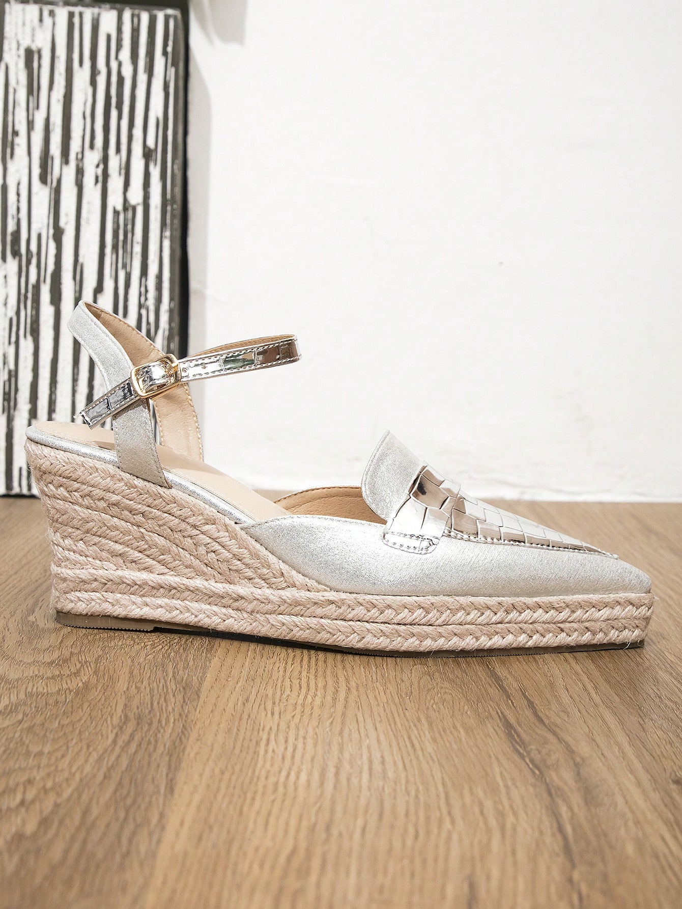 In Silver Women Wedges & Flatform