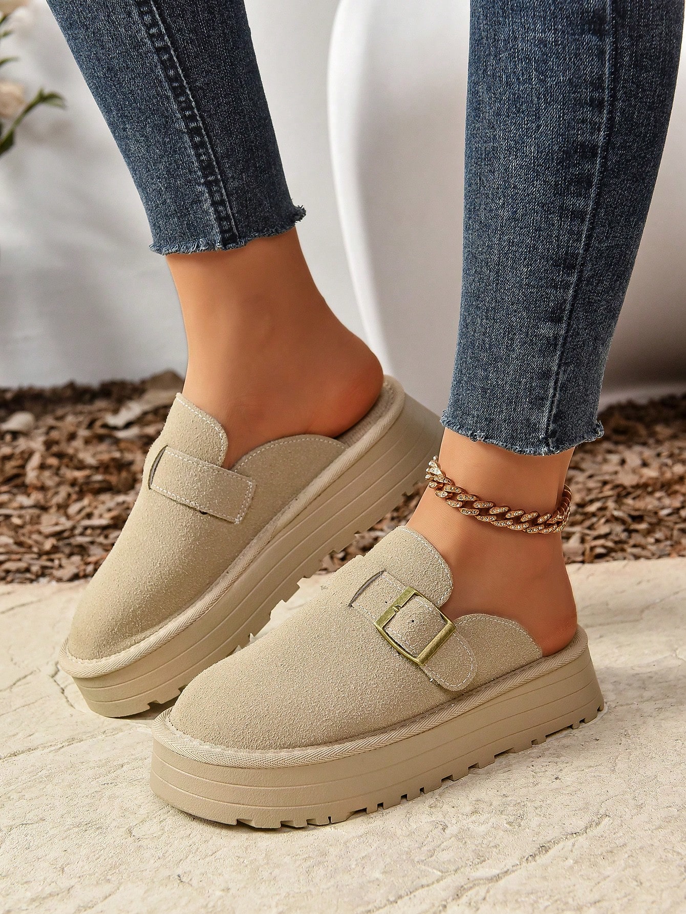 In Khaki Women Wedges & Flatform