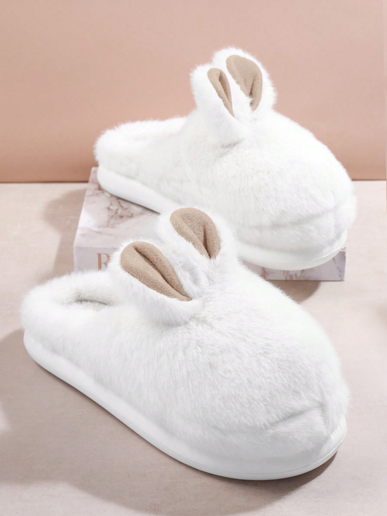 In Beige Women Home Slippers