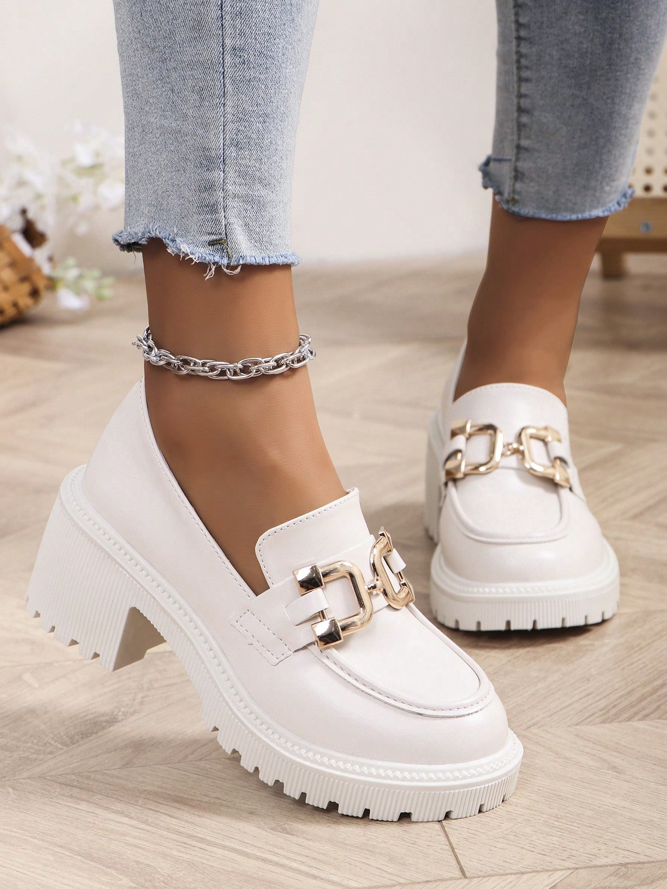 In Beige Women Wedges & Flatform