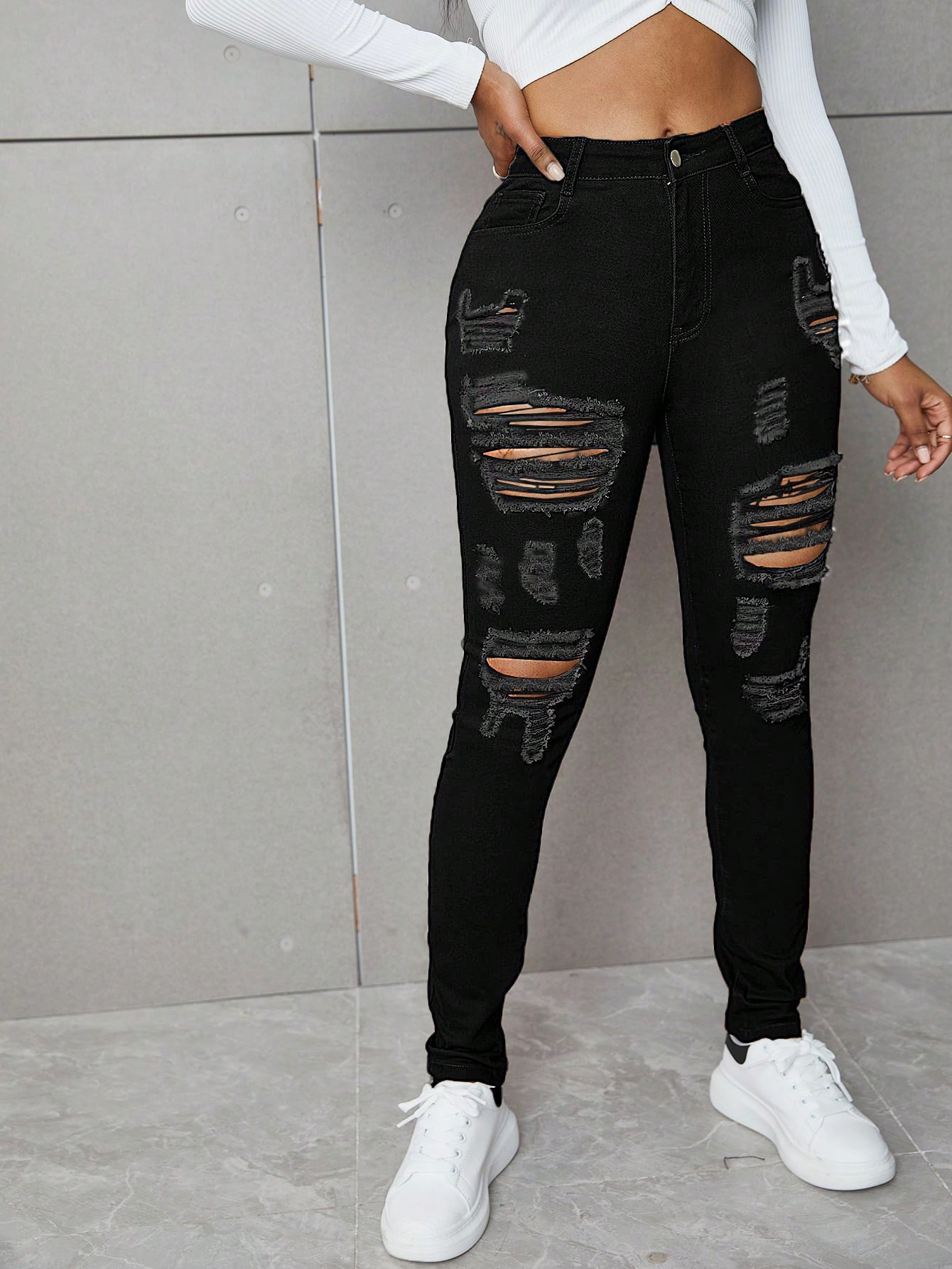 In Black Women Denim