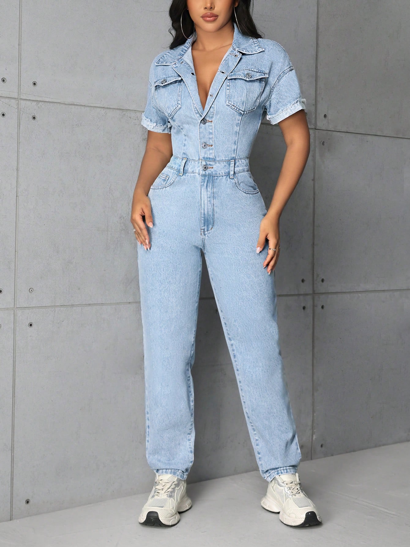 Women Denim Overalls & Jumpsuits