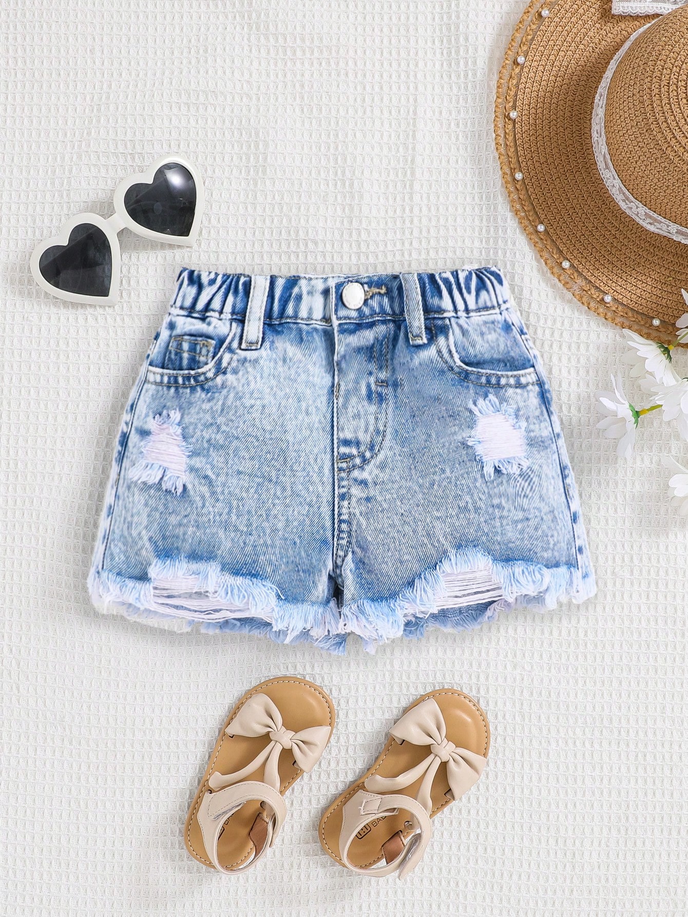 Young Girls Denim Shorts