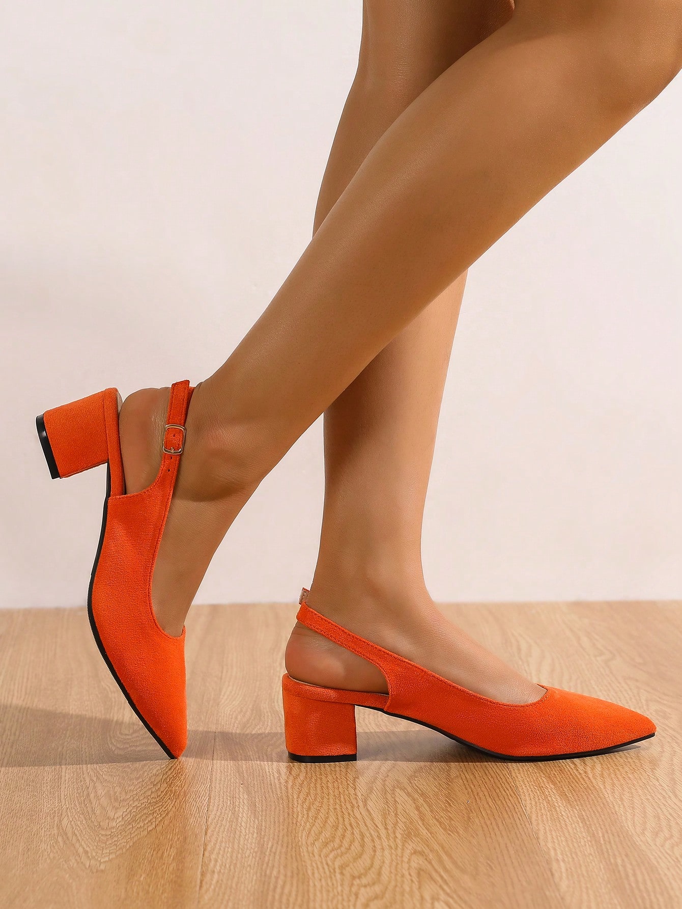 In Orange Women Pumps