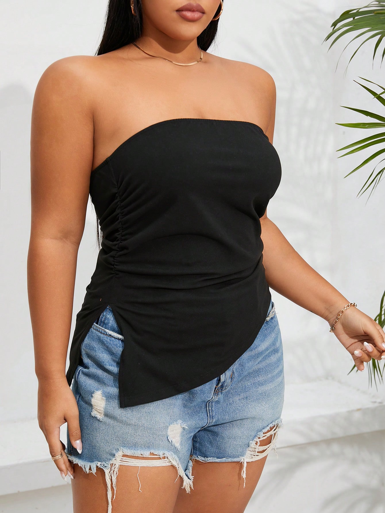 In Casual Plus Size Women Tops