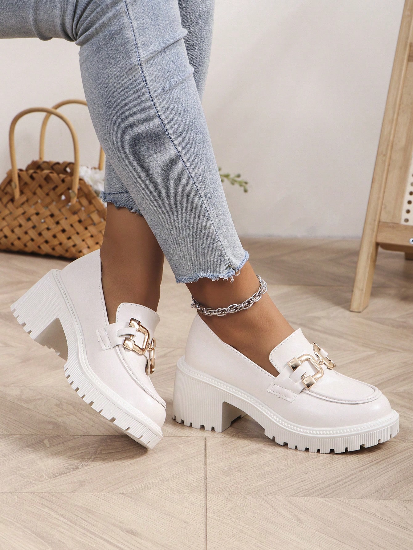 In Beige Women Wedges & Flatform